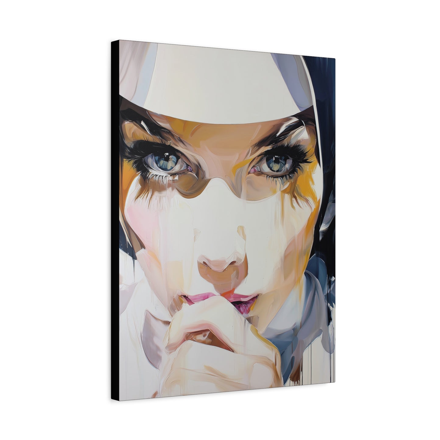 Gallery Wrapped Canvas, Habits and Heresy Art Canvas, Naughty Nuns Art Canvas – Sister Amara