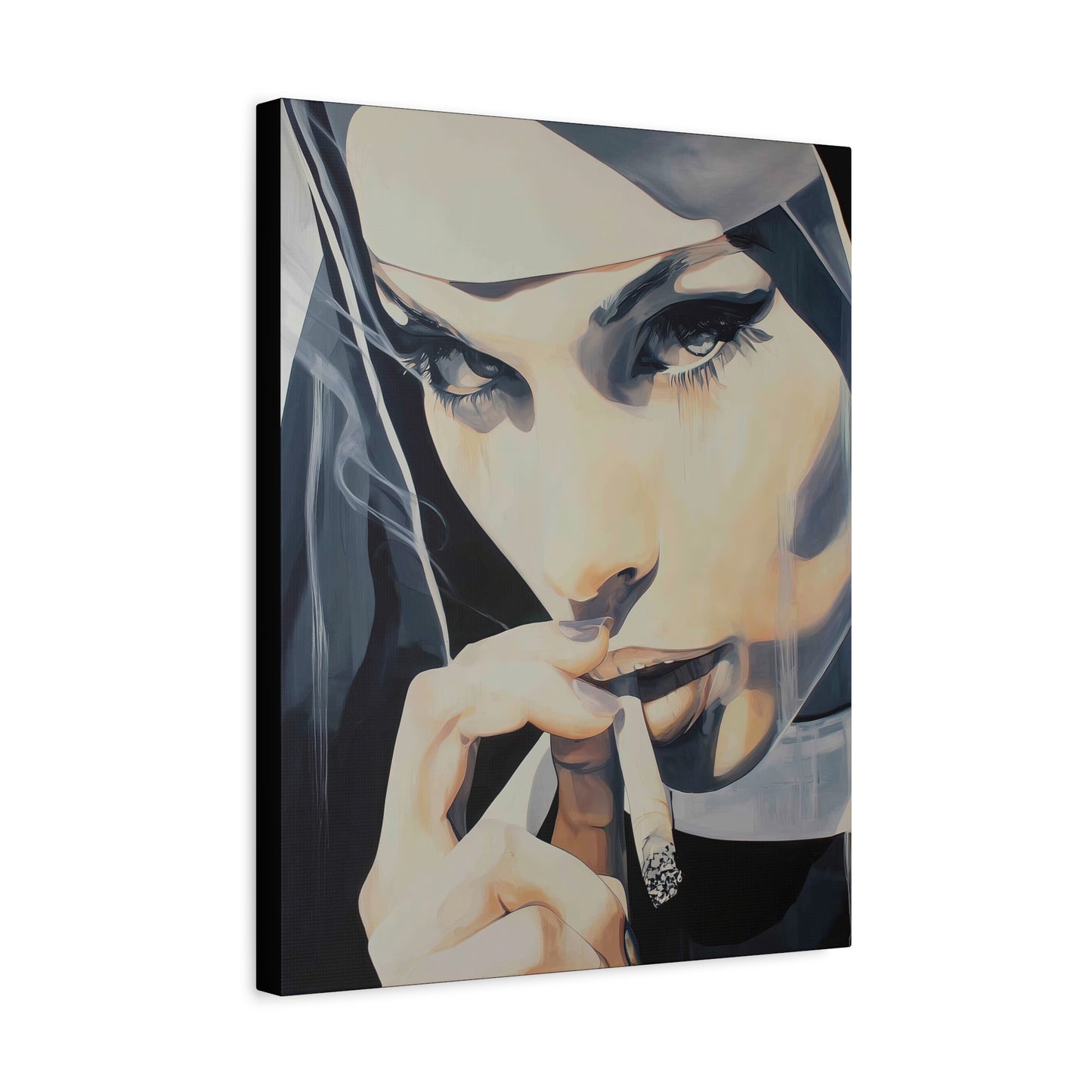 Gallery Wrapped Canvas, Habits and Heresy Art Canvas, Naughty Nuns Art Canvas – Sister Mercy