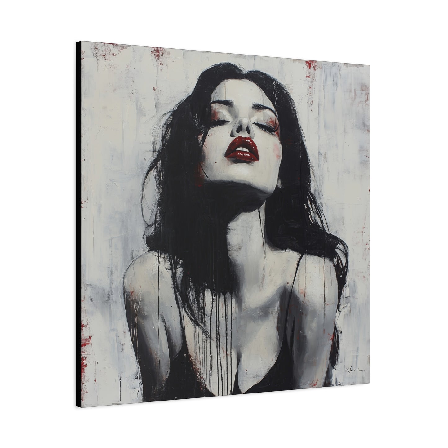 Gallery Wrapped Canvas, Sinners and Saints Art Canvas, Erotic Pinup Art Canvas – Vera