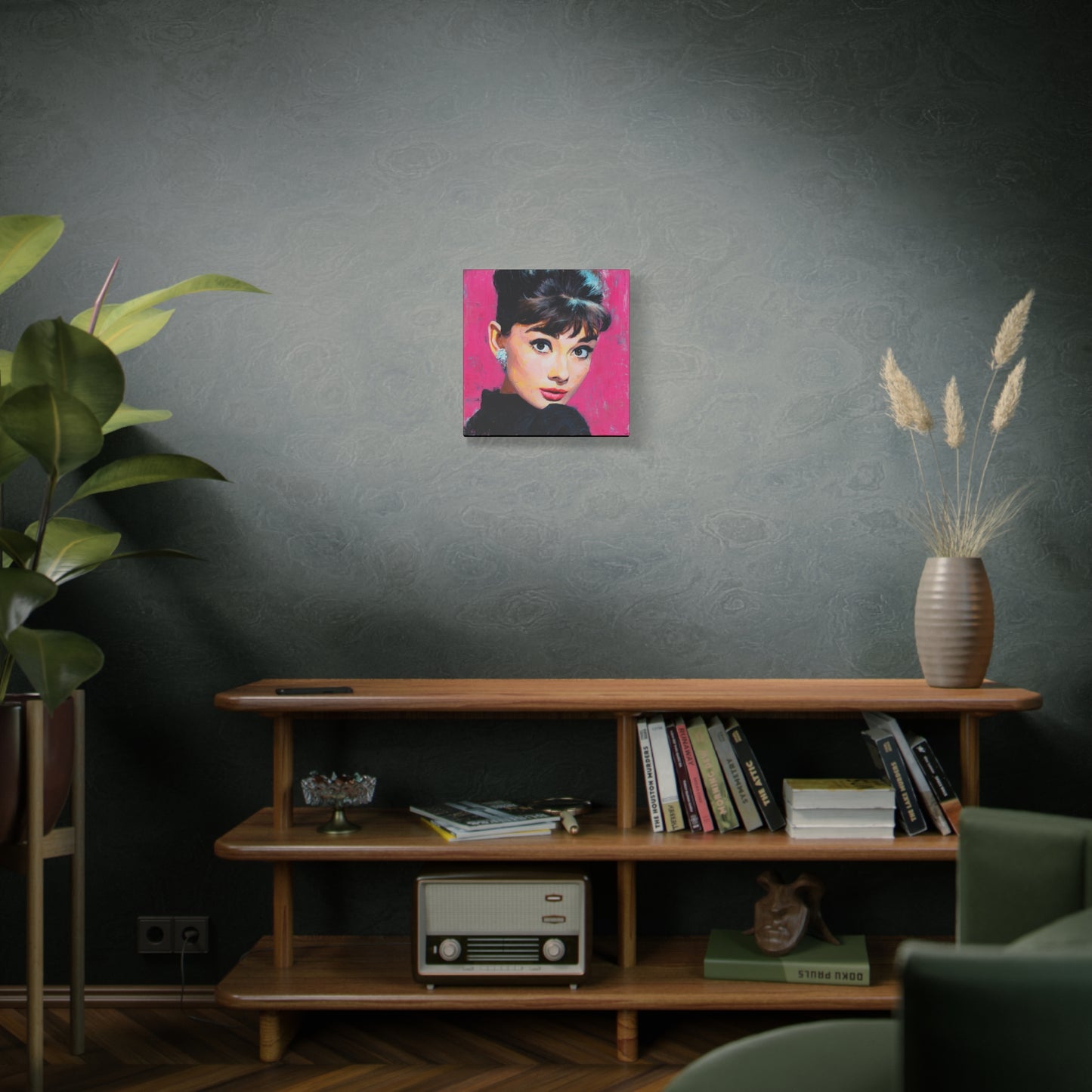 Gallery Wrapped Canvas, The Diva Project Art Canvas, Pinup Art Canvas – Audrey Hepburn - TEN