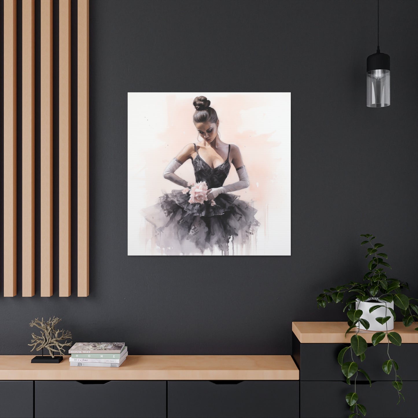 Gallery Wrapped Canvas, Ballerina Beauty, Ballet Art Canvas – Sonja