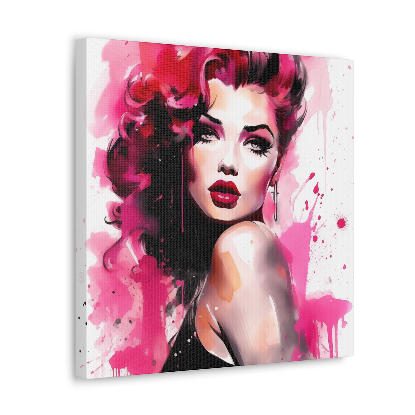 Canvas Wall Art, Gallery Wrapped Pop Art, Diva Wall Art – Thalia