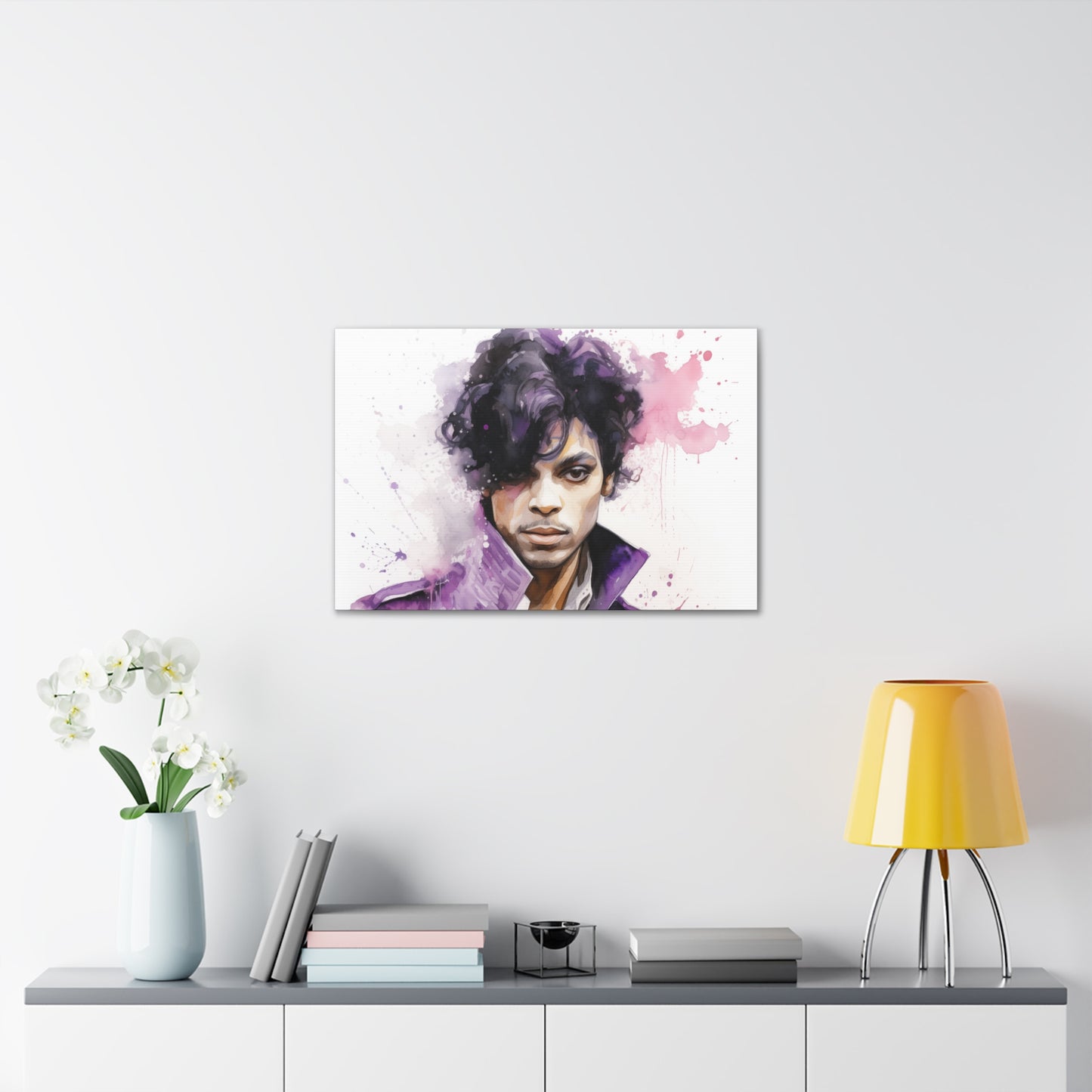 Gallery Wrapped Canvas, Celebrity Inspired, Pop Art Canvas – Prince Rogers