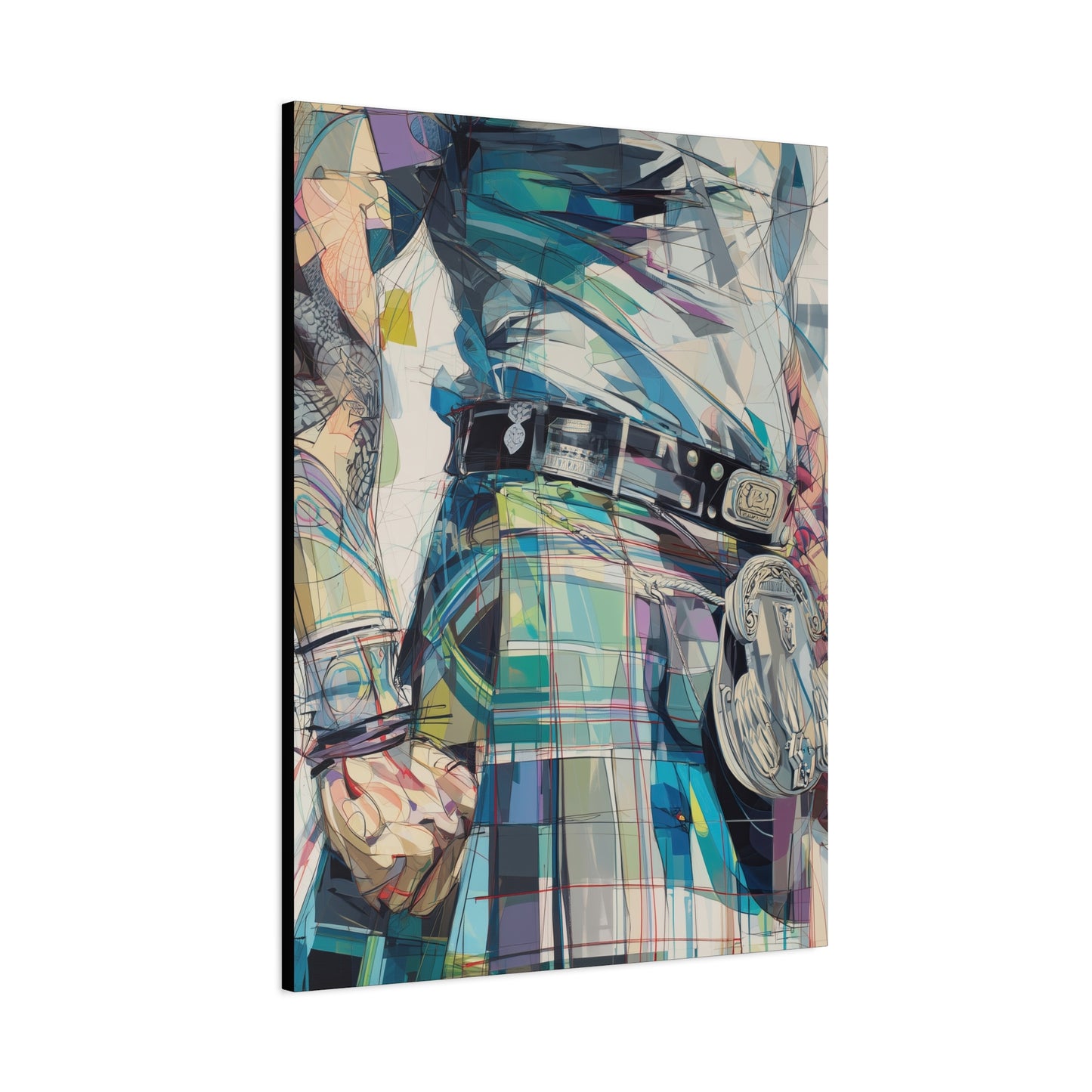 Gallery Wrapped Canvas, Kilts and Carnage Art Canvas, Erotic Pinup Art Canvas – Finn