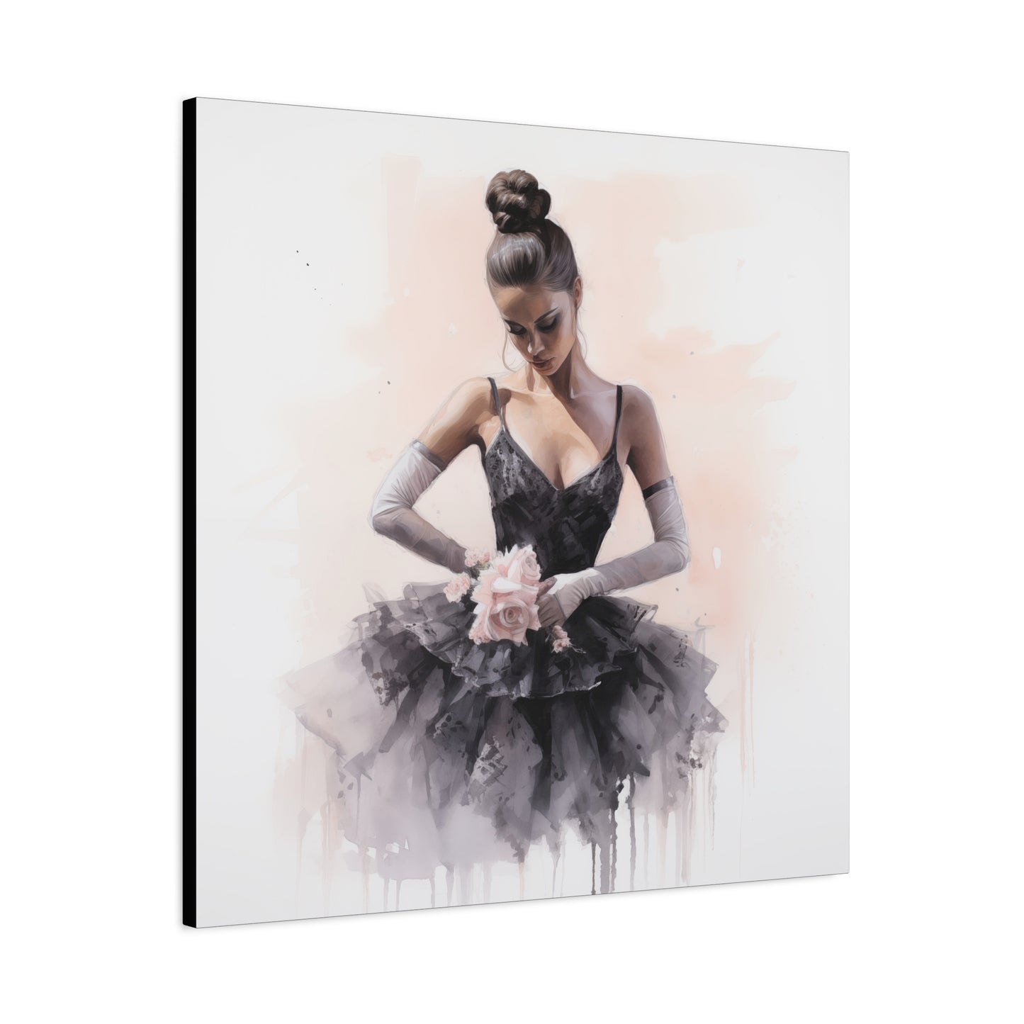Pointes and Platforms, Gallery Wrapped Canvas, Ballerina Beauty, Ballet Art Canvas – Sonja