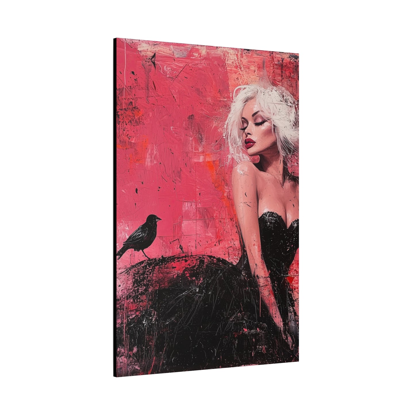Gallery Wrapped Canvas, Sinners and Saints Adult Art Canvas, Erotic Pinup Art Canvas – Paloma