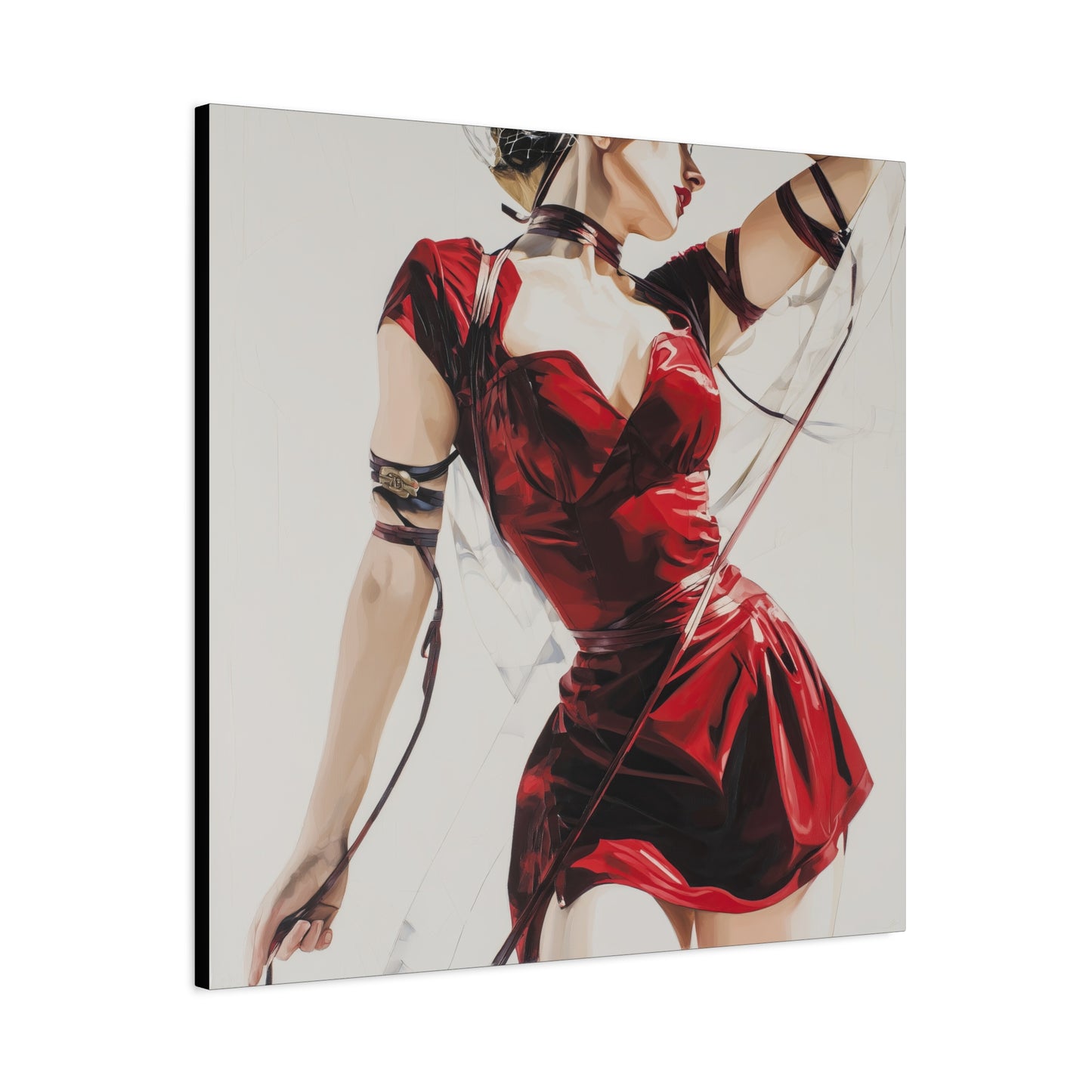 Gallery Wrapped Canvas, Ropes and Reverence Art Canvas, Erotic Shibari Art Canvas – Yumi