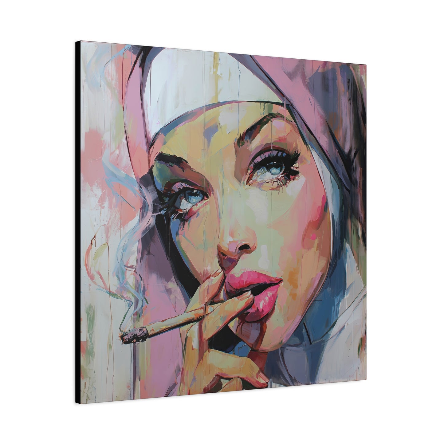 Gallery Wrapped Canvas, Habits and Heresy Art Canvas, Naughty Nuns Art Canvas – Sister Ophelia