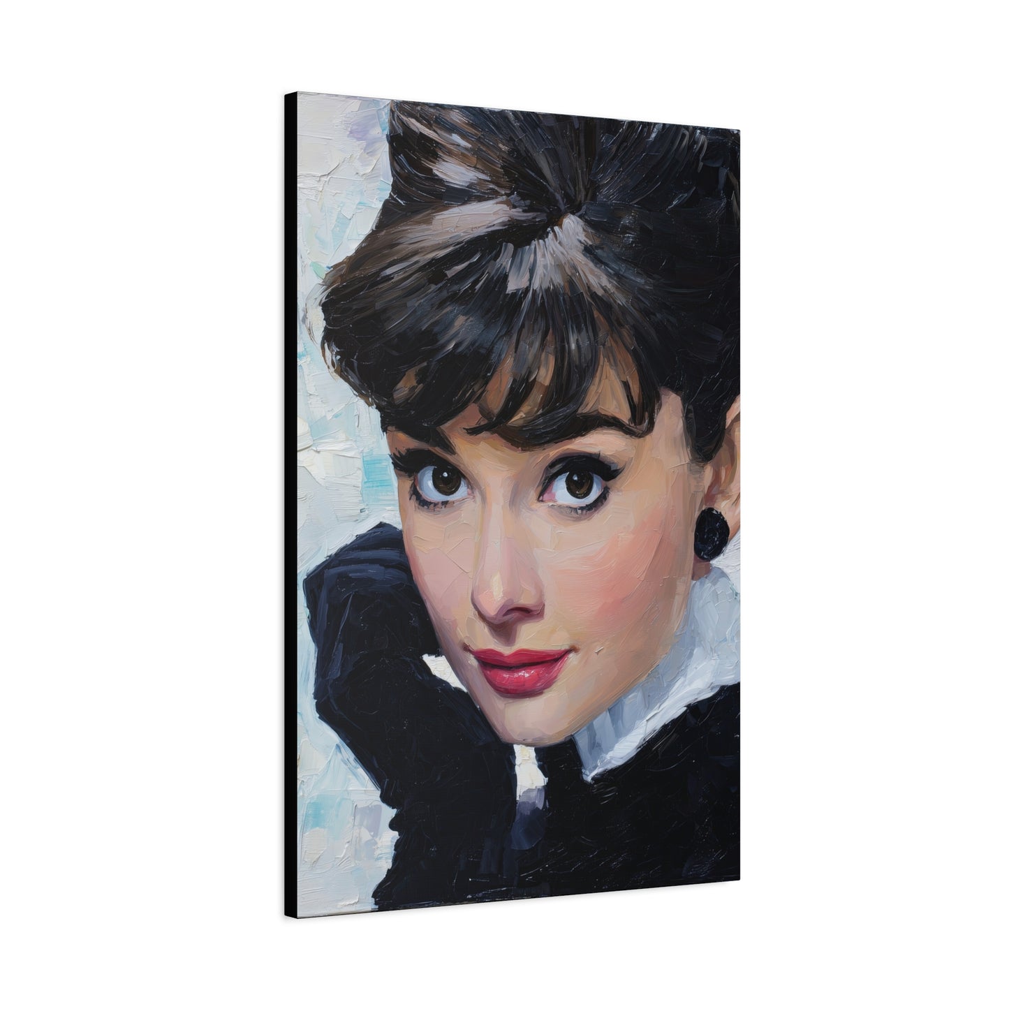 Gallery Wrapped Canvas, The Diva Project Art Canvas, Pinup Art Canvas – Audrey Hepburn - SEVEN