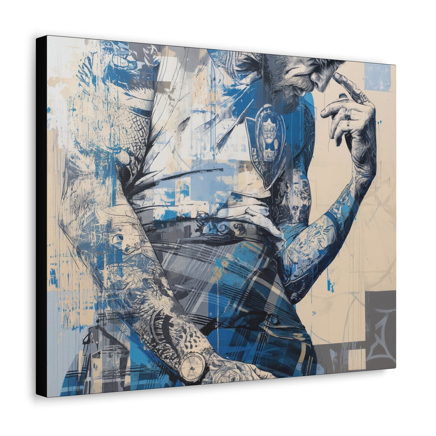 Gallery Wrapped Canvas, Kilts and Carnage Art Canvas, Erotic Pinup Art Canvas – Connor