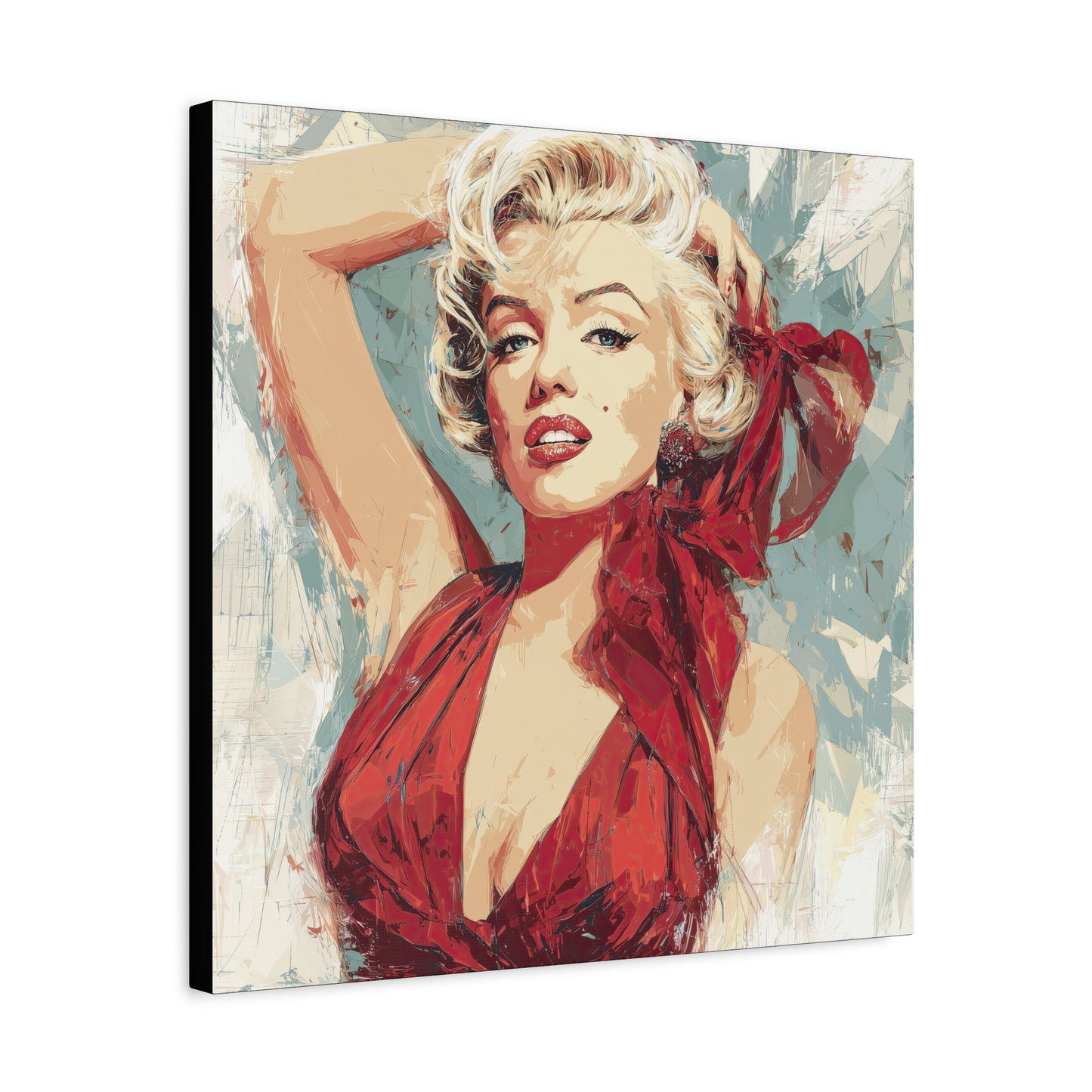 Gallery Wrapped Canvas, The Diva Project Art Canvas, Pinup Art Canvas – Marilyn Monroe - ONE