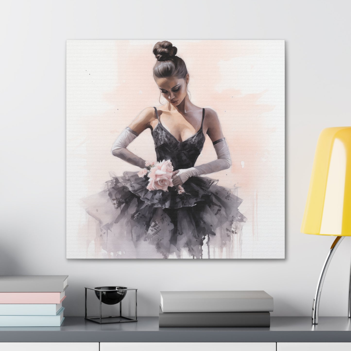 Gallery Wrapped Canvas, Ballerina Beauty, Ballet Art Canvas – Sonja