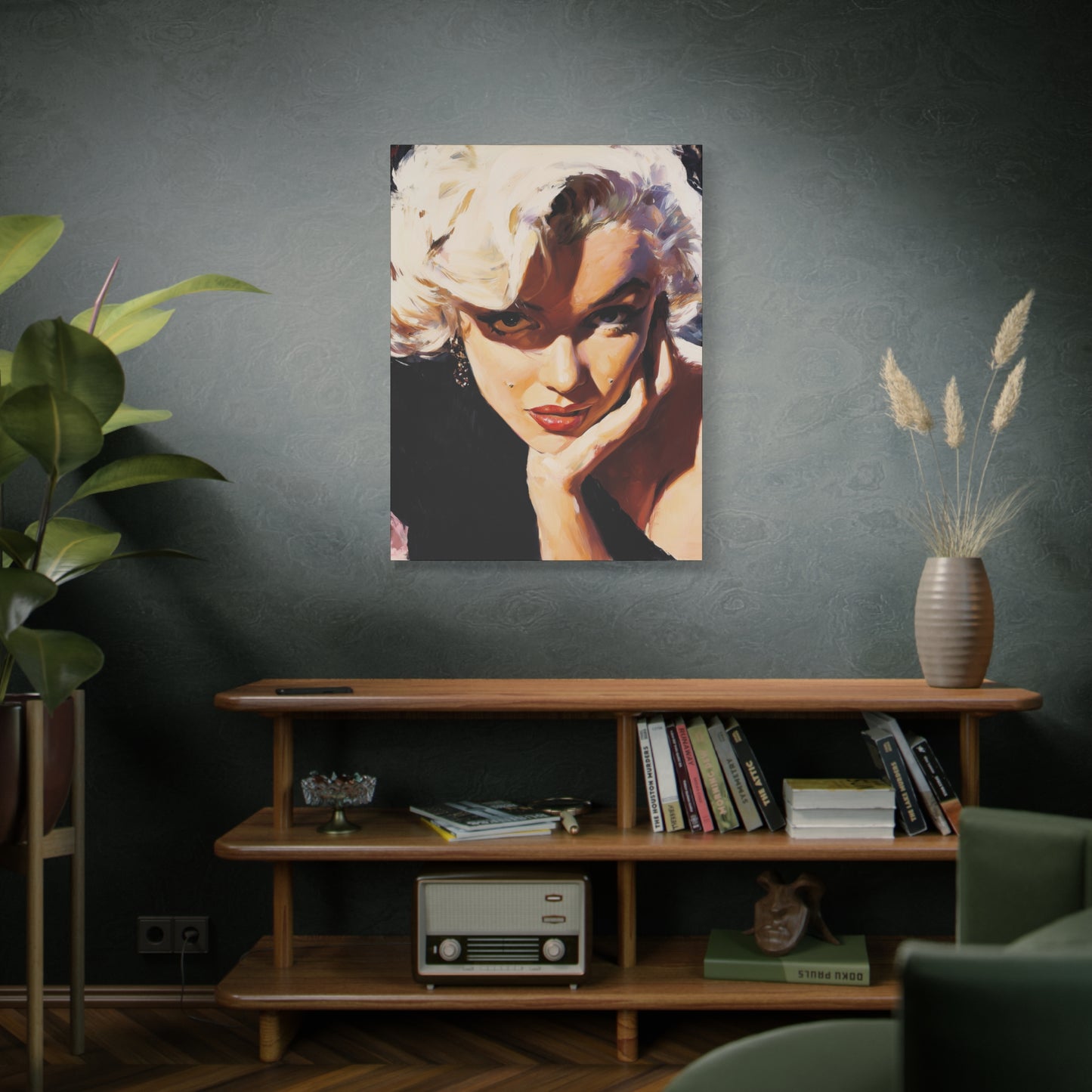 Gallery Wrapped Canvas, The Diva Project Art Canvas, Pinup Art Canvas – Marilyn Monroe - FOUR
