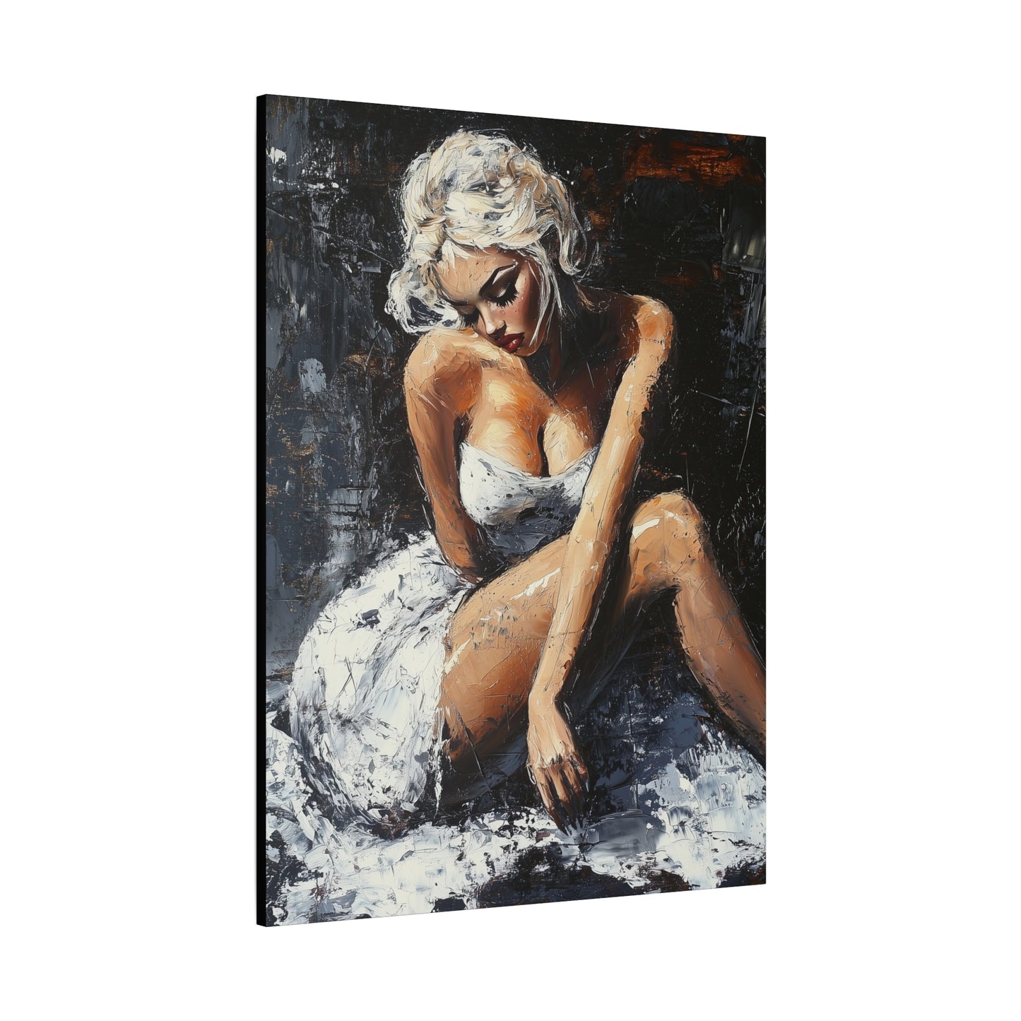 Gallery Wrapped Canvas, Guilt and Grit Adult Art Canvas, Erotic Pinup Art Canvas – Matisse