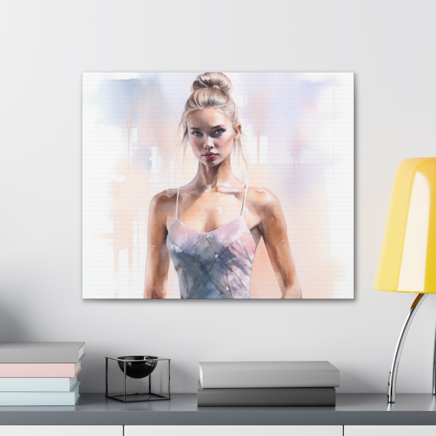 Gallery Wrapped Canvas, Ballerina Beauty, Ballet Art Canvas – Samantha