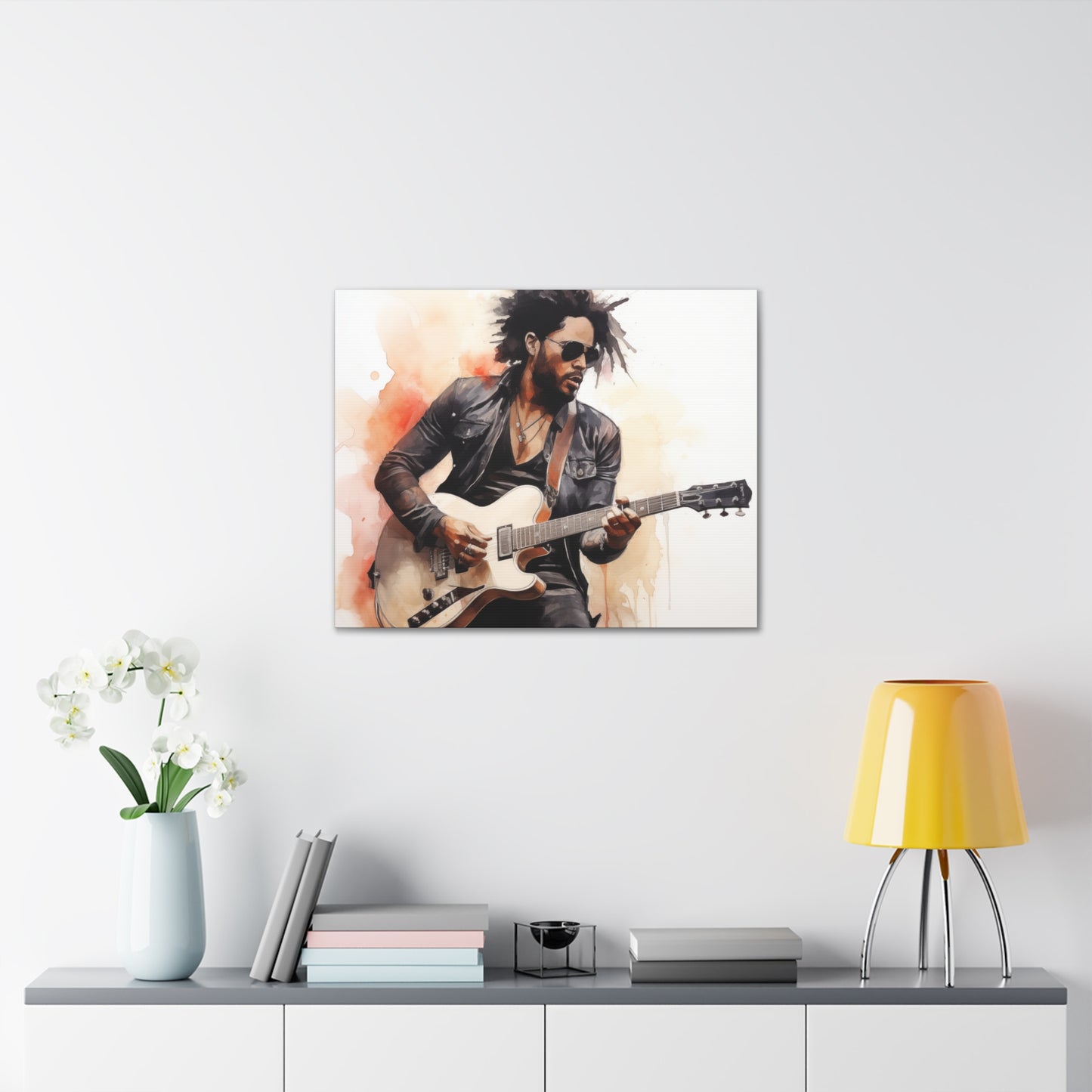 Gallery Wrapped Canvas, Celebrity Inspired, Pop Art Canvas – Lenny Also