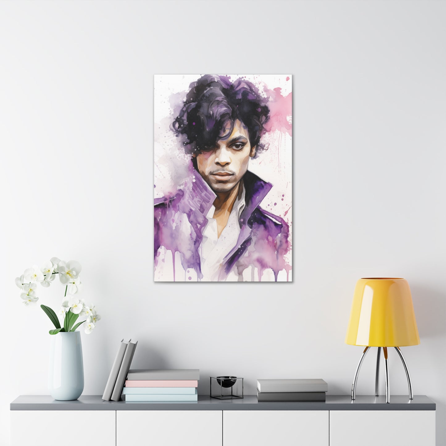 Gallery Wrapped Canvas, Celebrity Inspired, Pop Art Canvas – Prince Rogers