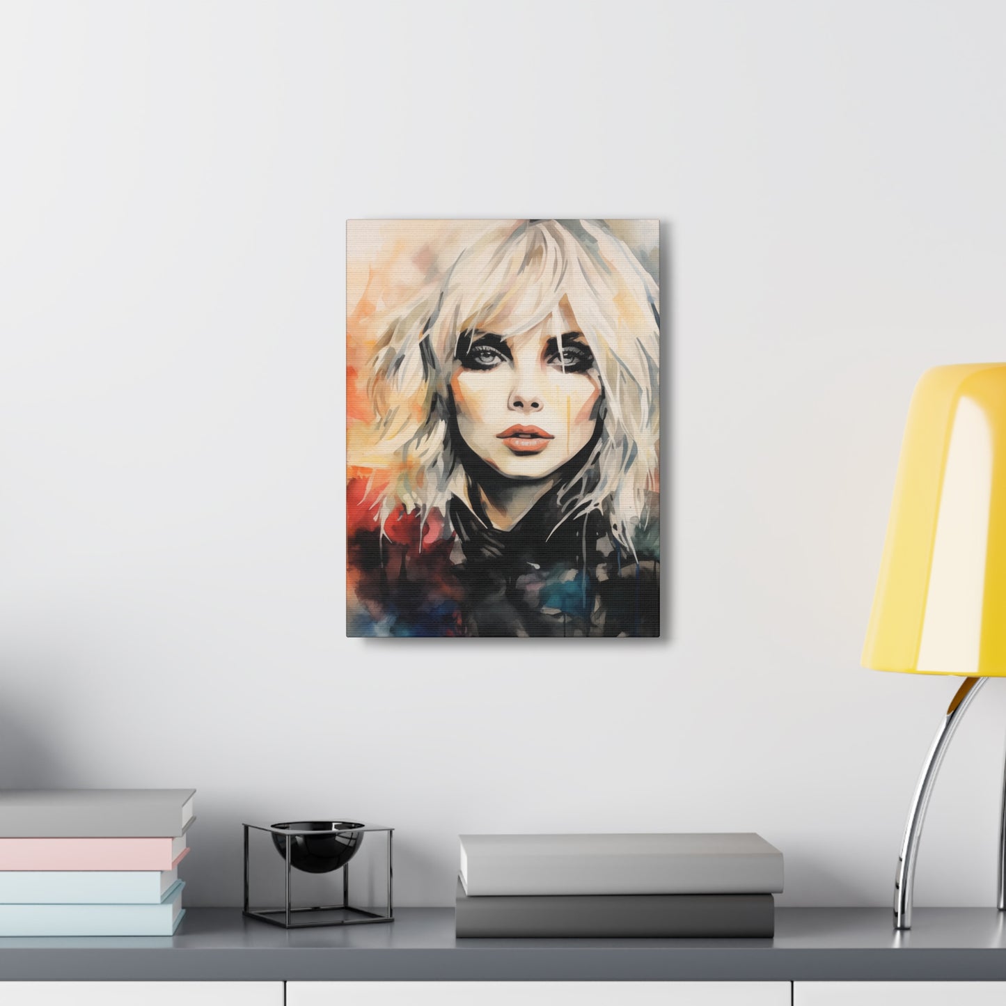 Gallery Wrapped Canvas, Celebrity Inspired, Pop Art Canvas – Debbie