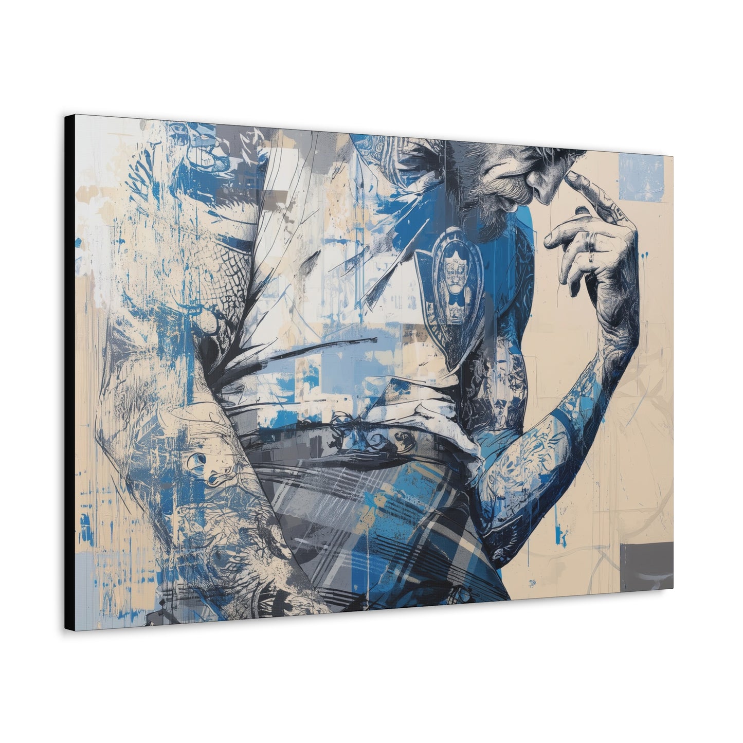 Gallery Wrapped Canvas, Kilts and Carnage Art Canvas, Erotic Pinup Art Canvas – Connor