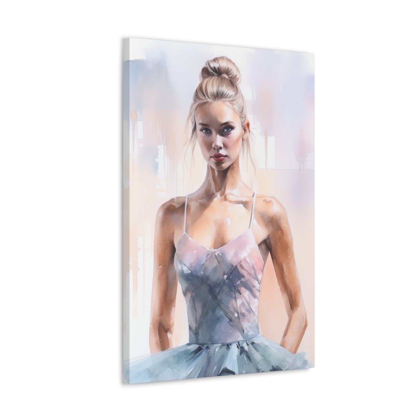 Gallery Wrapped Canvas, Ballerina Beauty, Ballet Art Canvas – Samantha