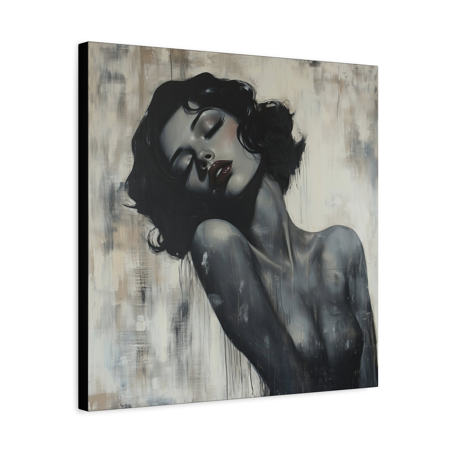 Gallery Wrapped Canvas, Sinners and Saints Art Canvas, Erotic Pinup Art Canvas – Lonna
