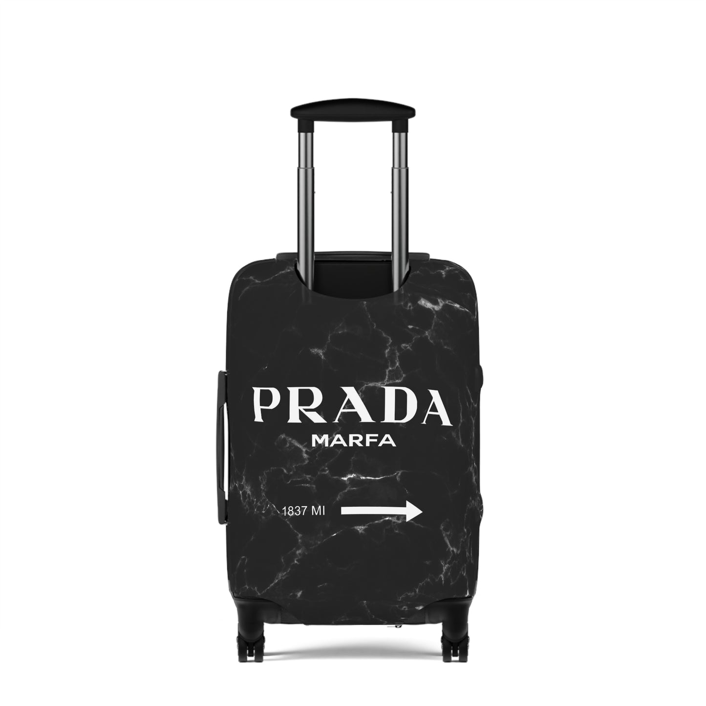 Designer Inspired Luggage Cover - 1837 Miles to Marfa