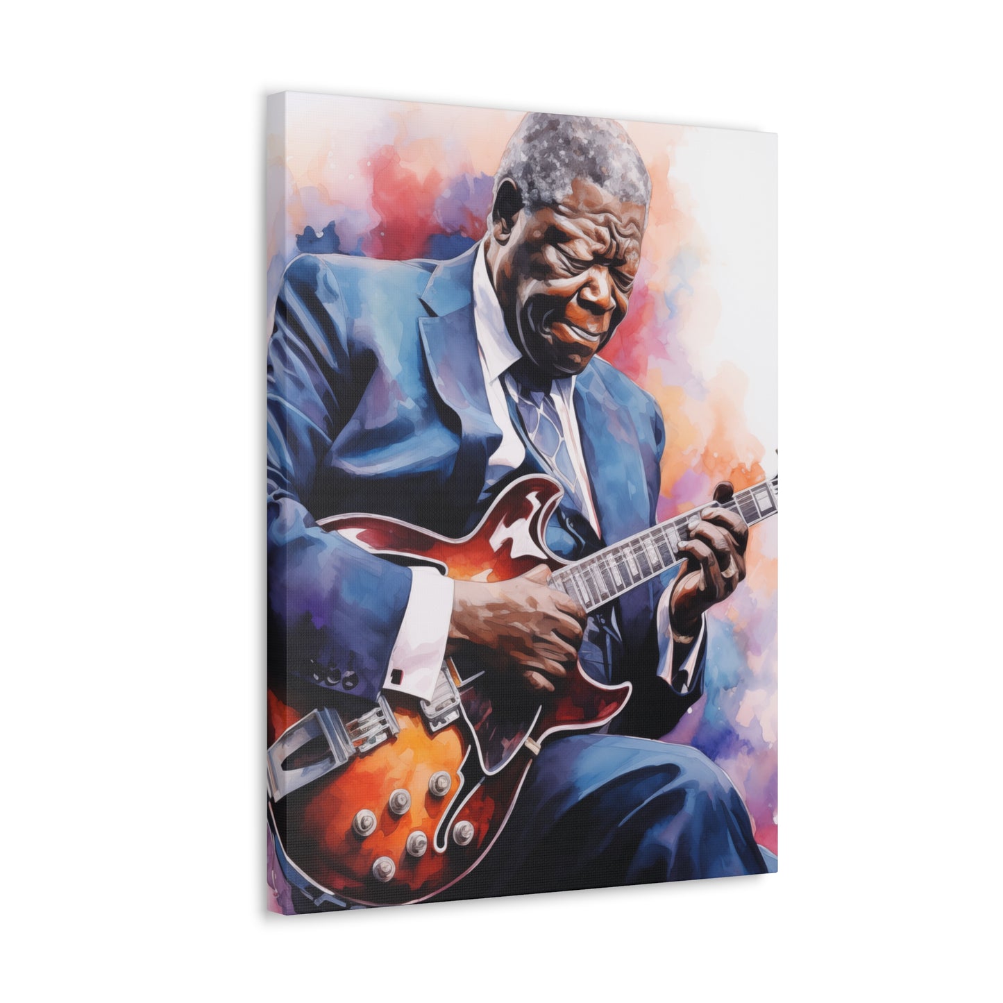 Gallery Wrapped Canvas, Celebrity Inspired, Pop Art Canvas – The King Also