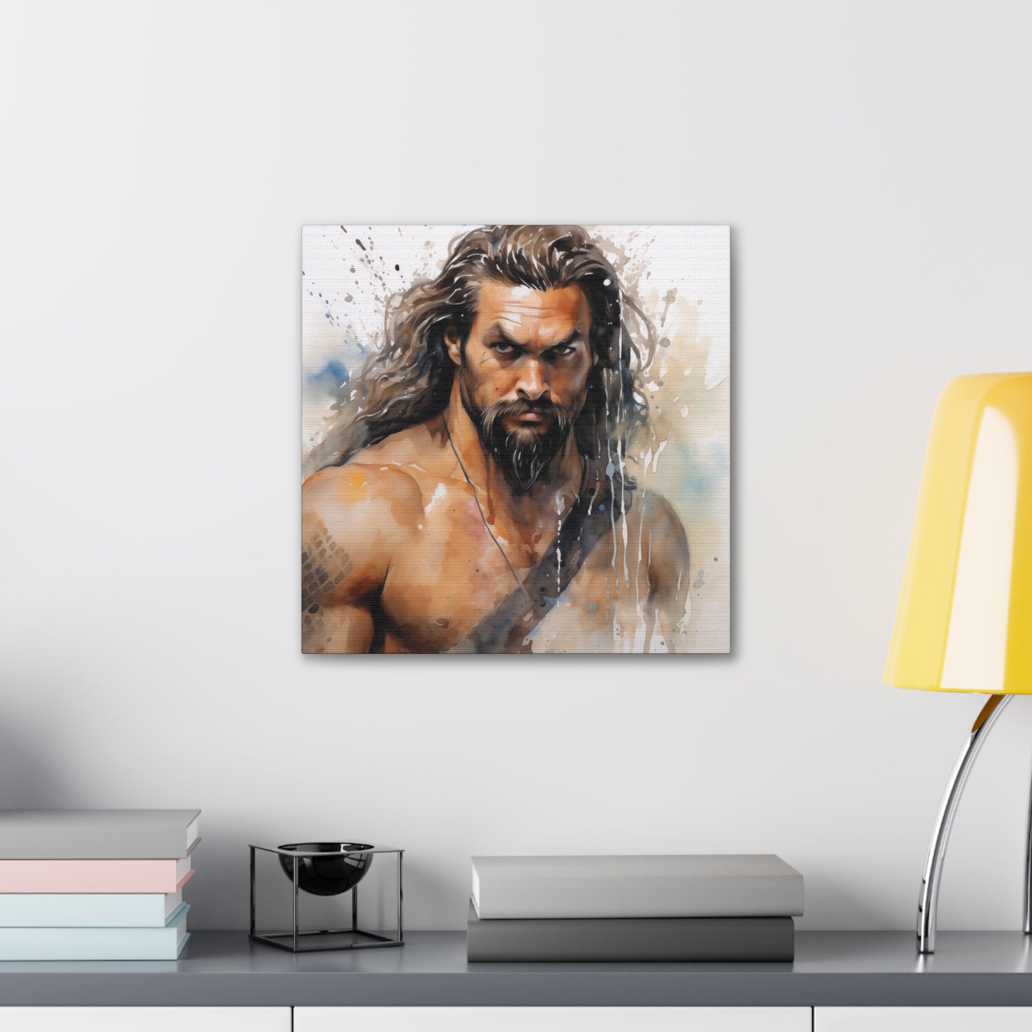 Gallery Wrapped Canvas, Celebrity Inspired, Pop Art Canvas – Jason