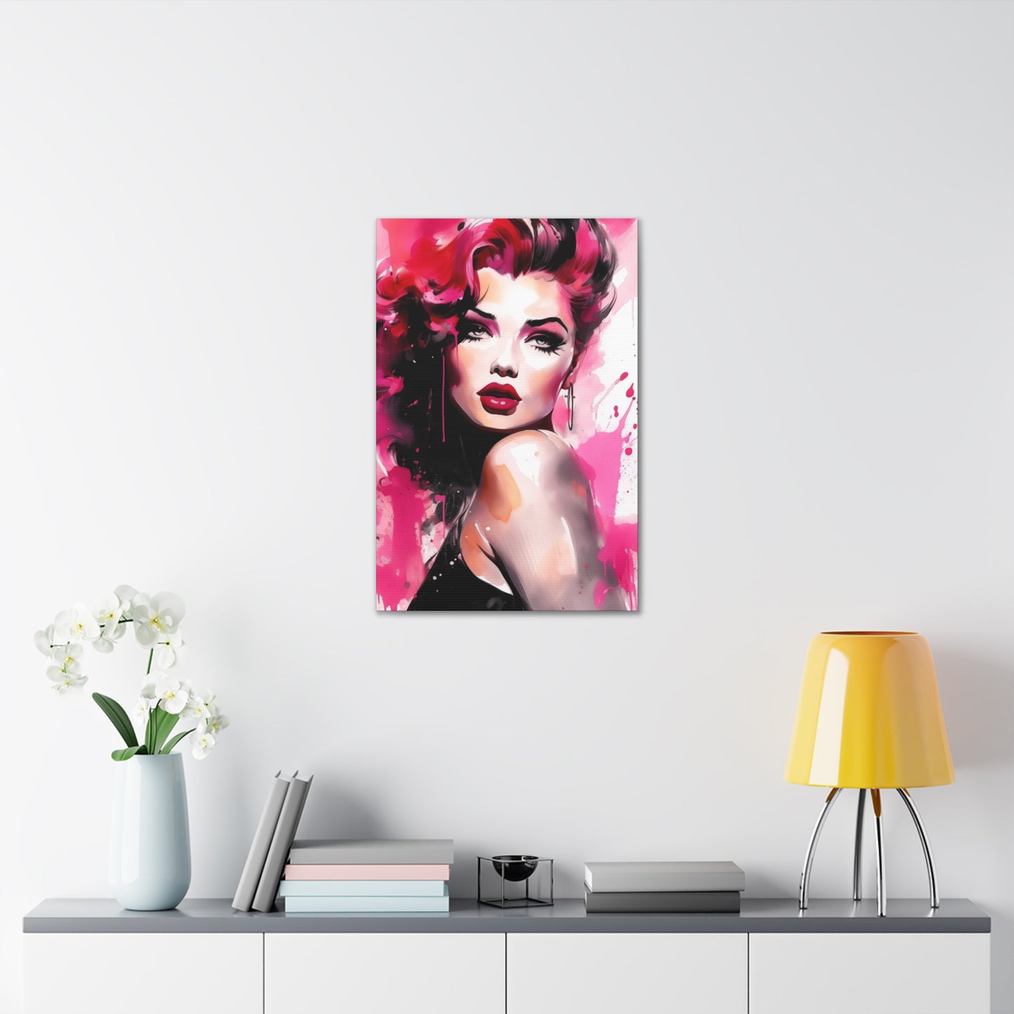 Canvas Wall Art, Gallery Wrapped Pop Art, Diva Wall Art – Thalia
