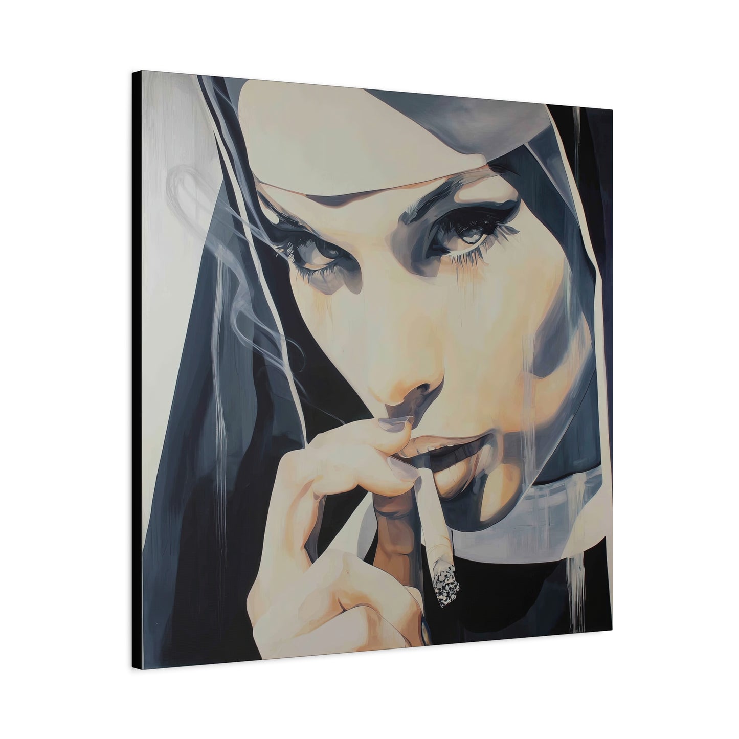 Gallery Wrapped Canvas, Habits and Heresy Art Canvas, Naughty Nuns Art Canvas – Sister Mercy