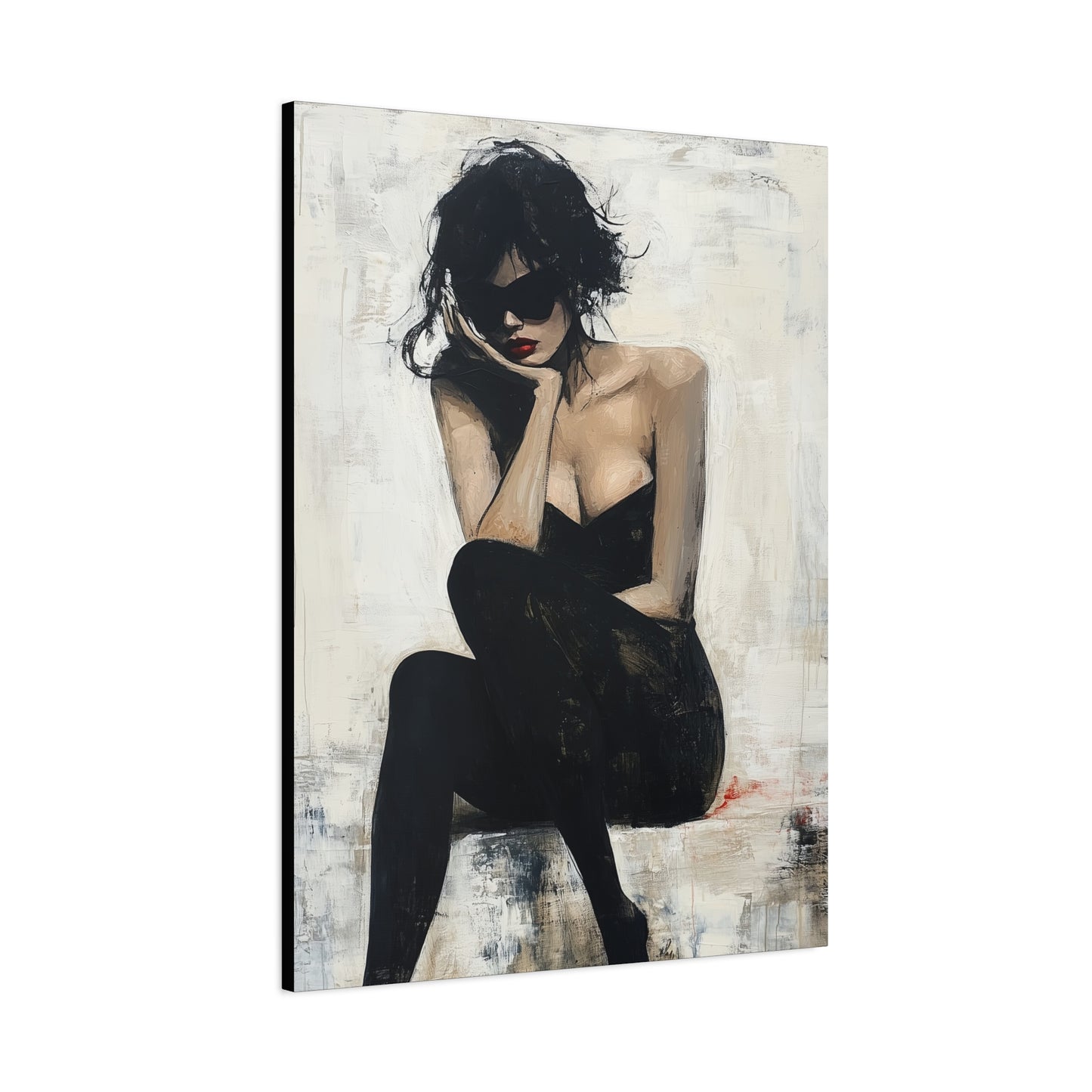Gallery Wrapped Canvas, Sinners and Saints Art Canvas, Erotic Pinup Art Canvas – Fairuza