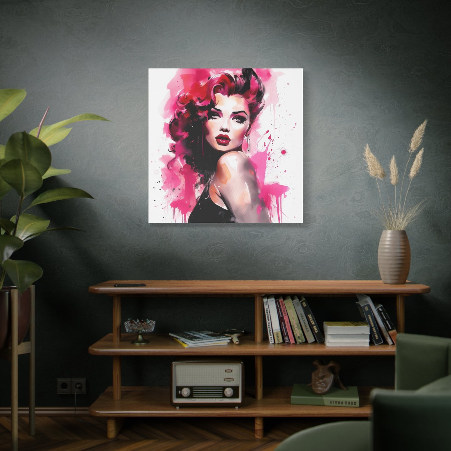 Gallery Wrapped Canvas, Tattooed Beauty, Femme Doll Pop Art Canvas – Thalia