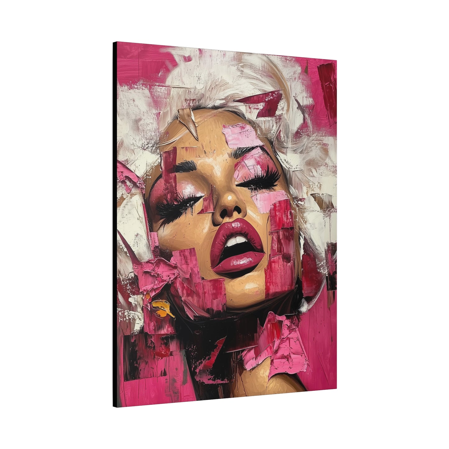 Gallery Wrapped Canvas, Guilt and Grit Adult Art Canvas, Erotic Pinup Art Canvas – Zora