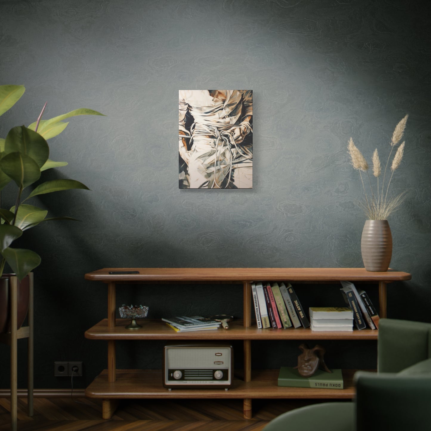 Gallery Wrapped Canvas, Ropes and Reverence Art Canvas, Erotic Shibari Art Canvas – Lucien
