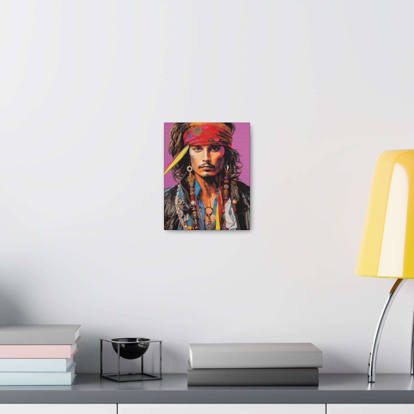 Gallery Wrapped Canvas, Celebrity Inspired, Pop Art Canvas – Johnny Also