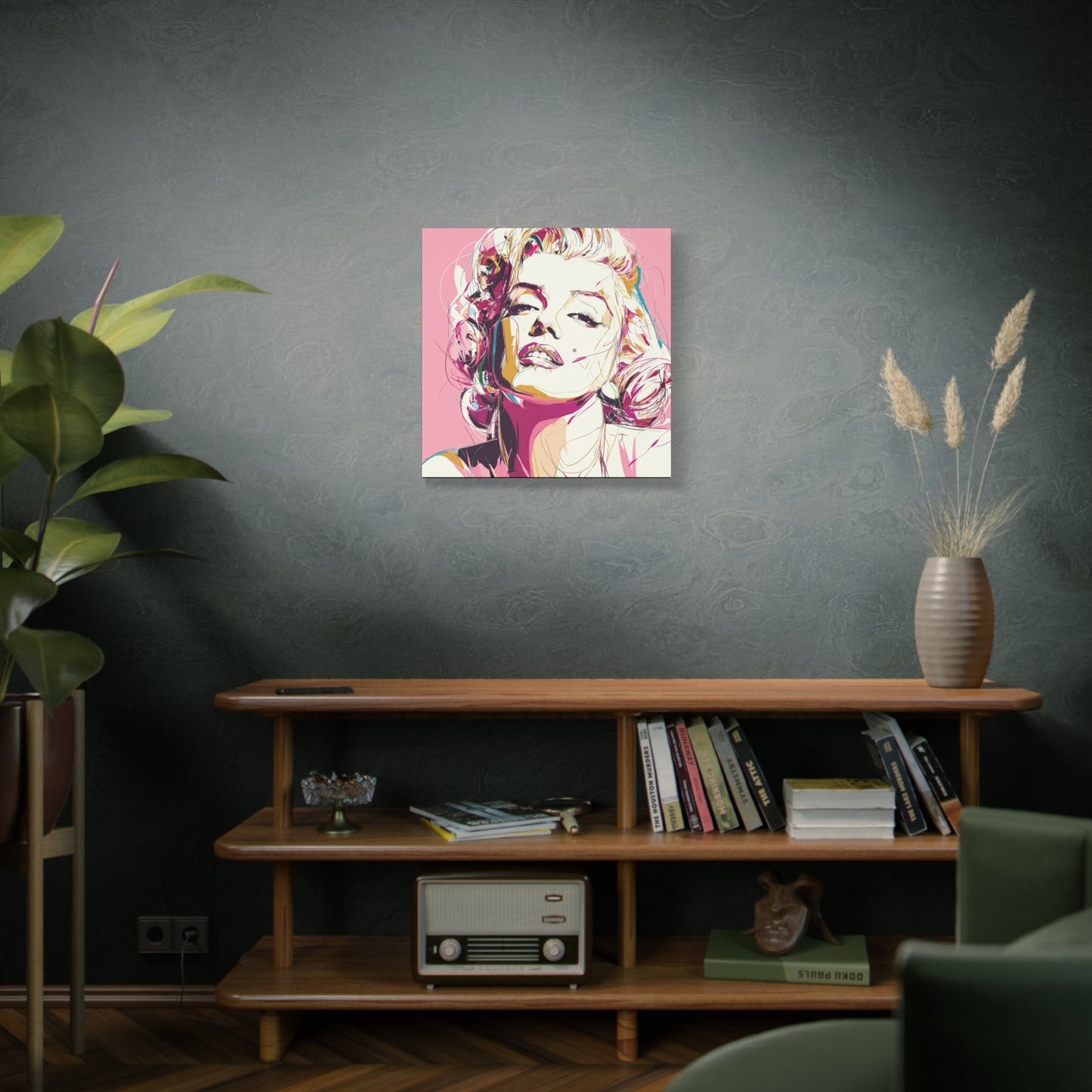 Gallery Wrapped Canvas, The Diva Project Art Canvas, Pinup Art Canvas – Marilyn Monroe - SIX
