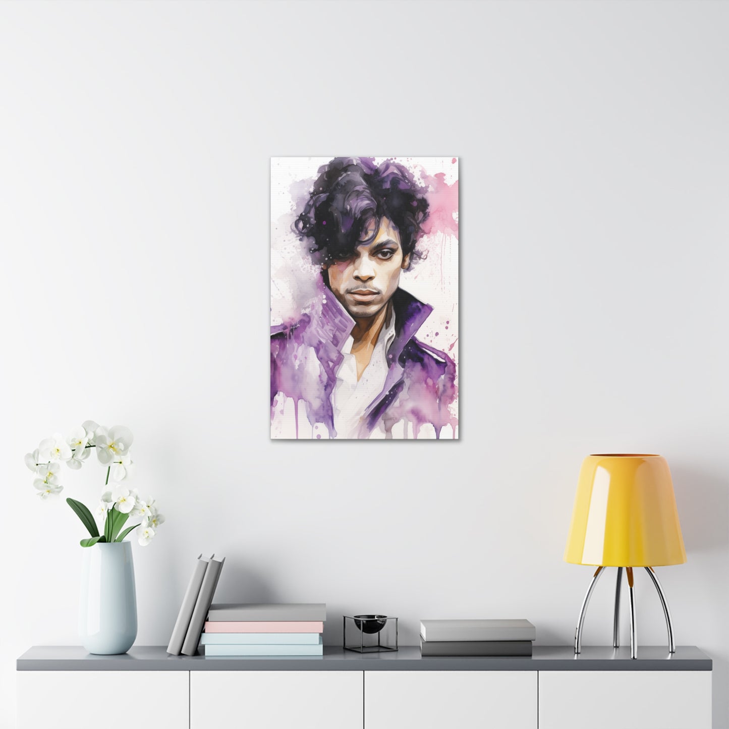 Gallery Wrapped Canvas, Celebrity Inspired, Pop Art Canvas – Prince Rogers
