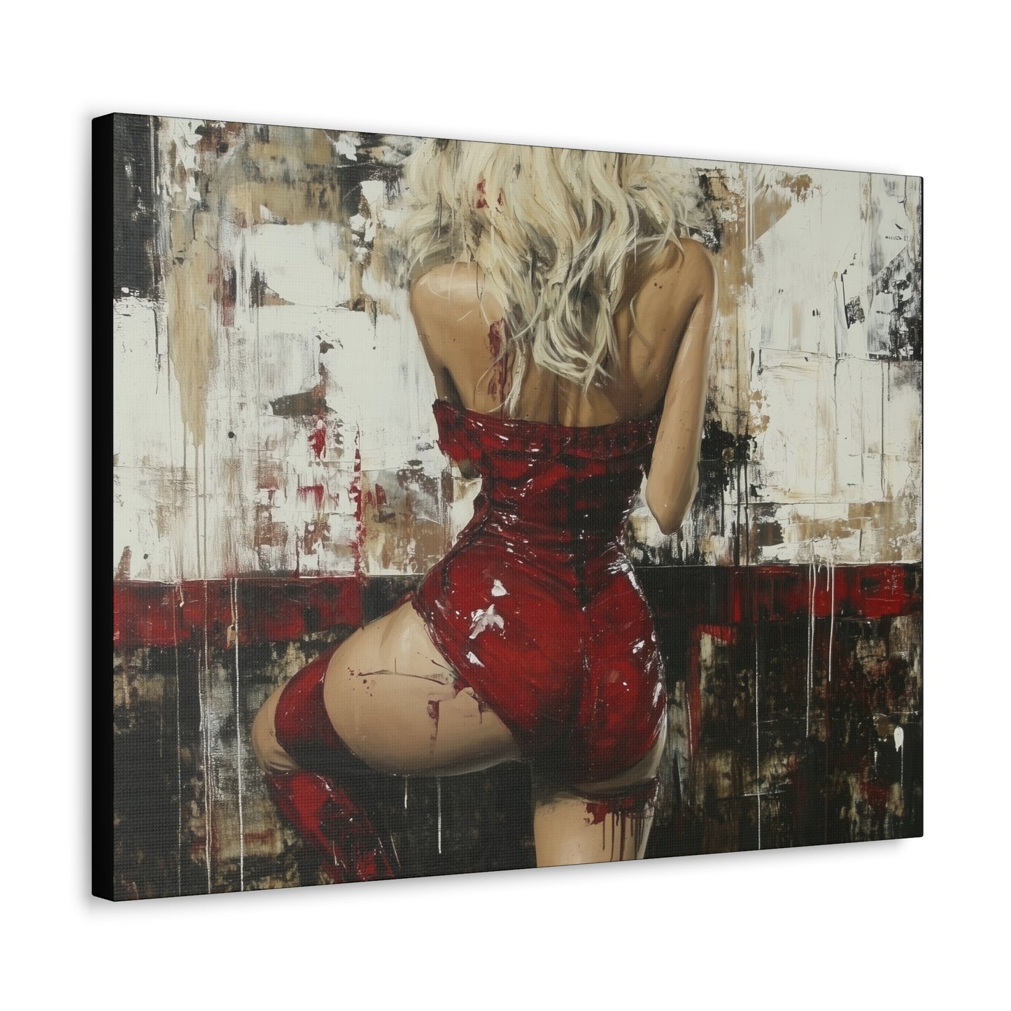 Gallery Wrapped Canvas, Sinners and Saints Art Canvas, Erotic Art Canvas – Veronica