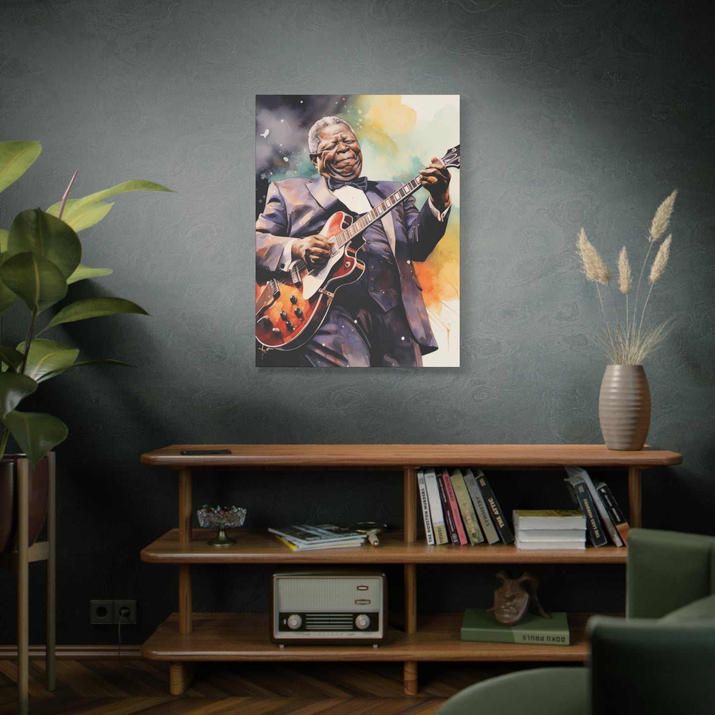 Gallery Wrapped Canvas, Celebrity Inspired, Pop Art Canvas – The King