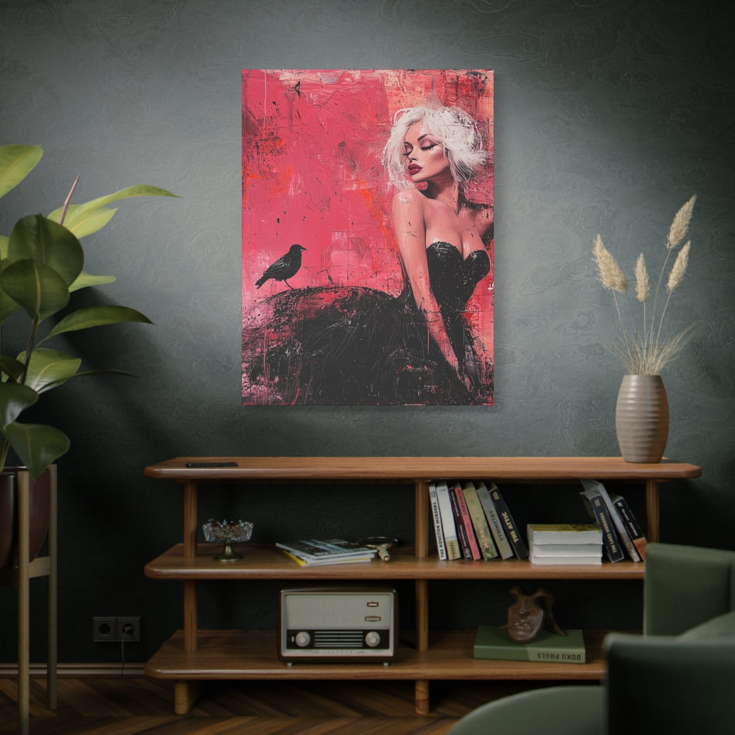Gallery Wrapped Canvas, Sinners and Saints Adult Art Canvas, Erotic Pinup Art Canvas – Paloma
