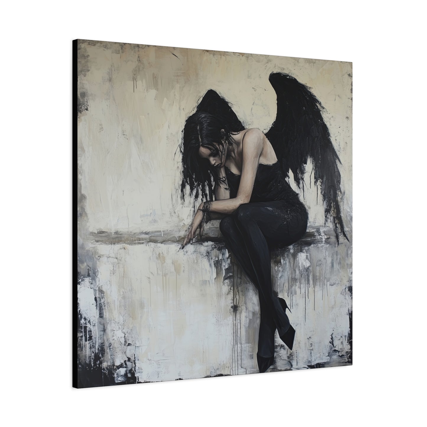 Gallery Wrapped Canvas, Sinners and Saints Art Canvas, Erotic Pinup Art Canvas – Helena