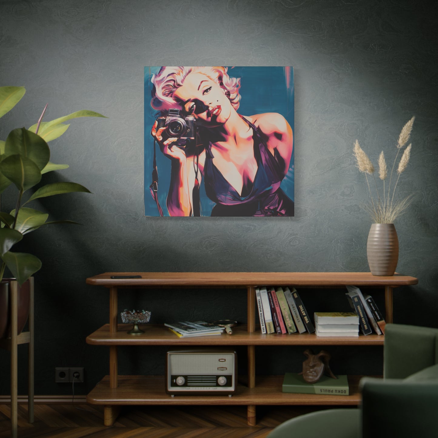 Gallery Wrapped Canvas, The Diva Project Art Canvas, Pinup Art Canvas – Marilyn Monroe - TEN