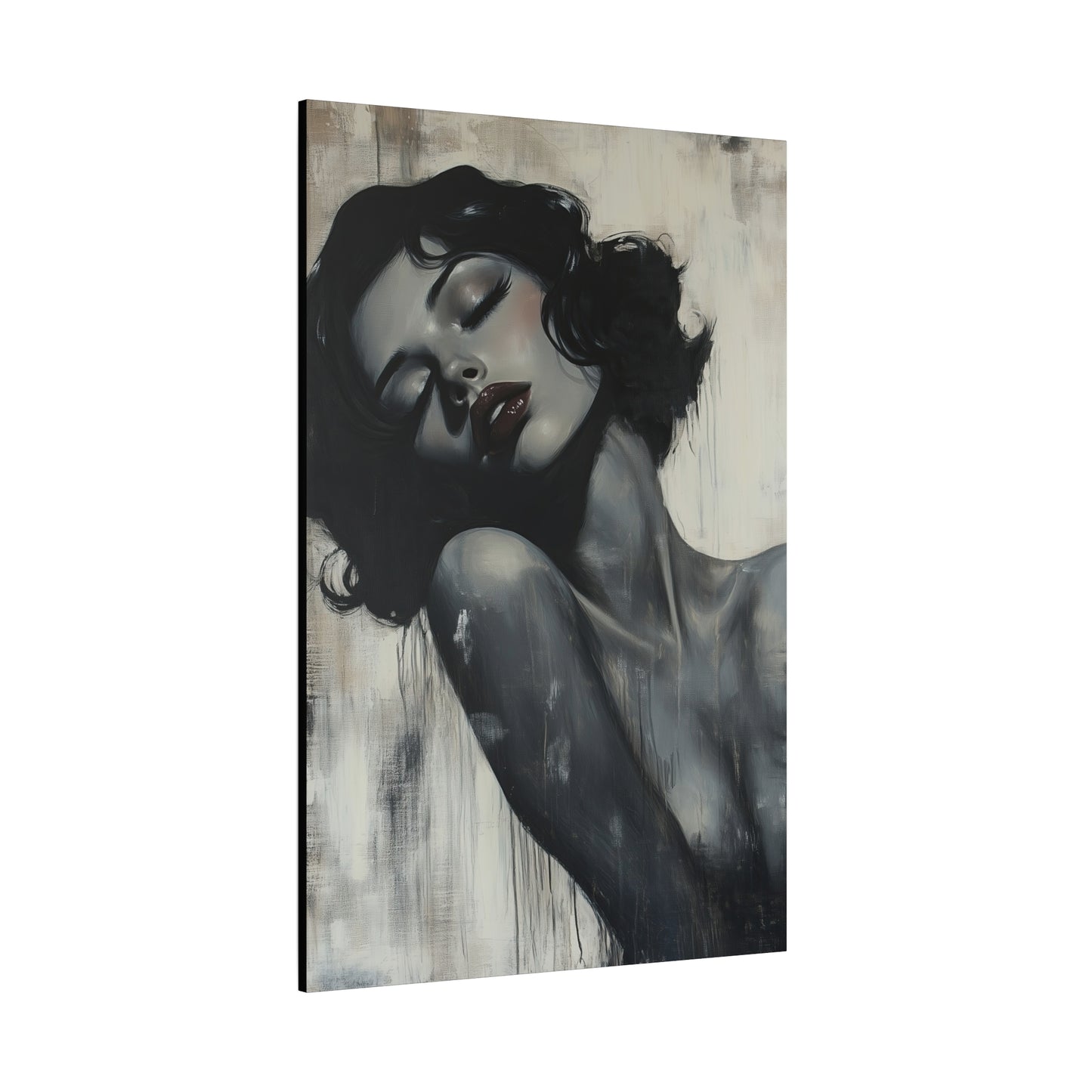 Gallery Wrapped Canvas, Sinners and Saints Art Canvas, Erotic Pinup Art Canvas – Lonna