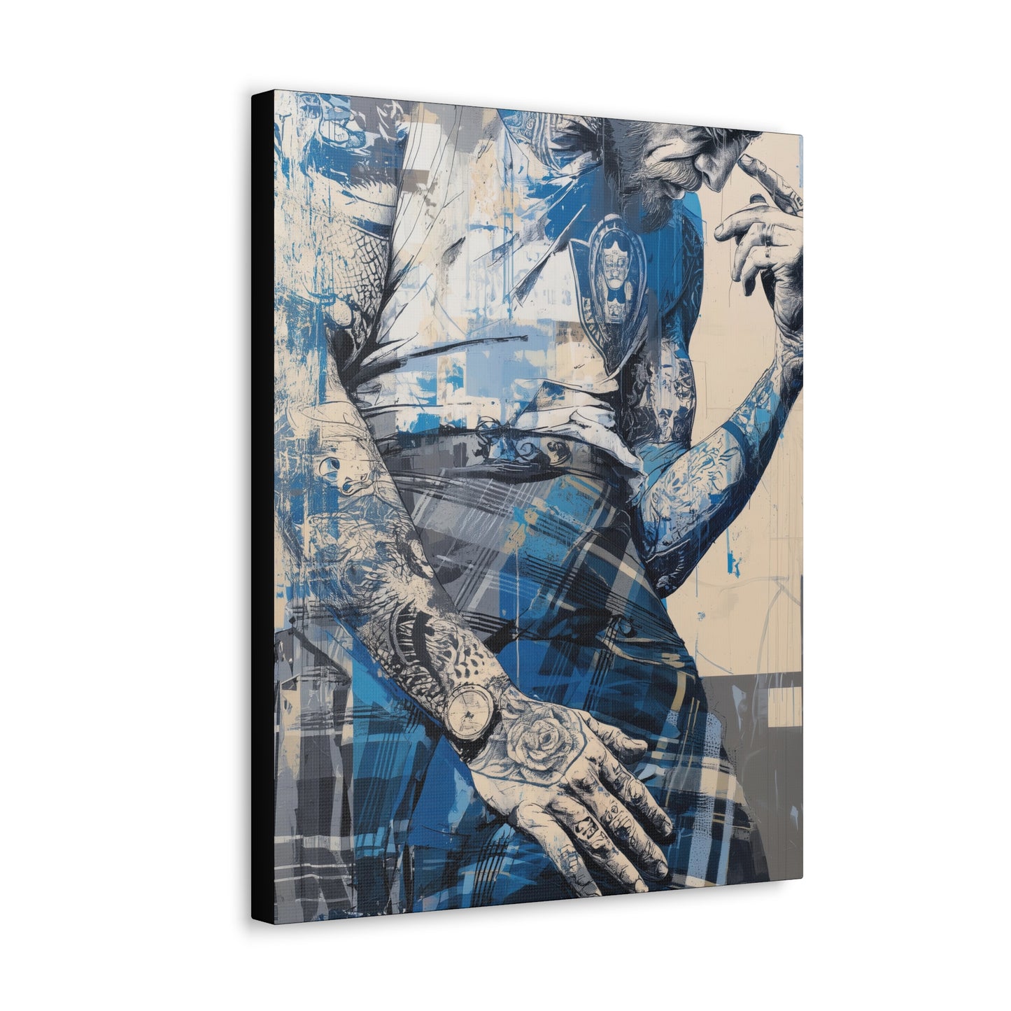 Gallery Wrapped Canvas, Kilts and Carnage Art Canvas, Erotic Pinup Art Canvas – Connor