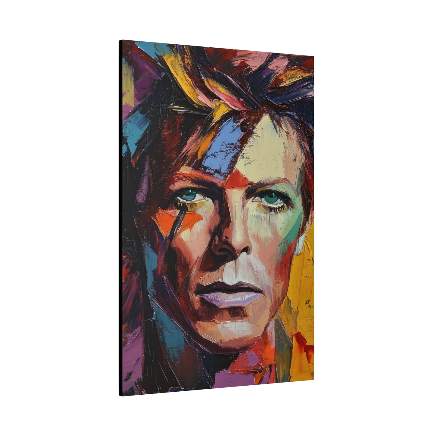 Gallery Wrapped Canvas, Celebrity Inspired, Pop Art Canvas – Bowie