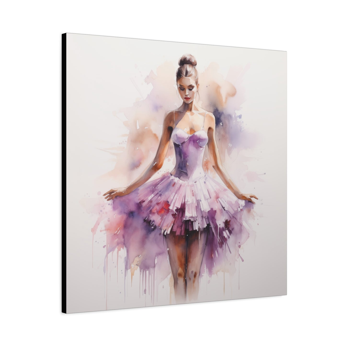 Pointes and Platforms, Gallery Wrapped Canvas, Ballerina Beauty, Ballet Art Canvas – Joanna