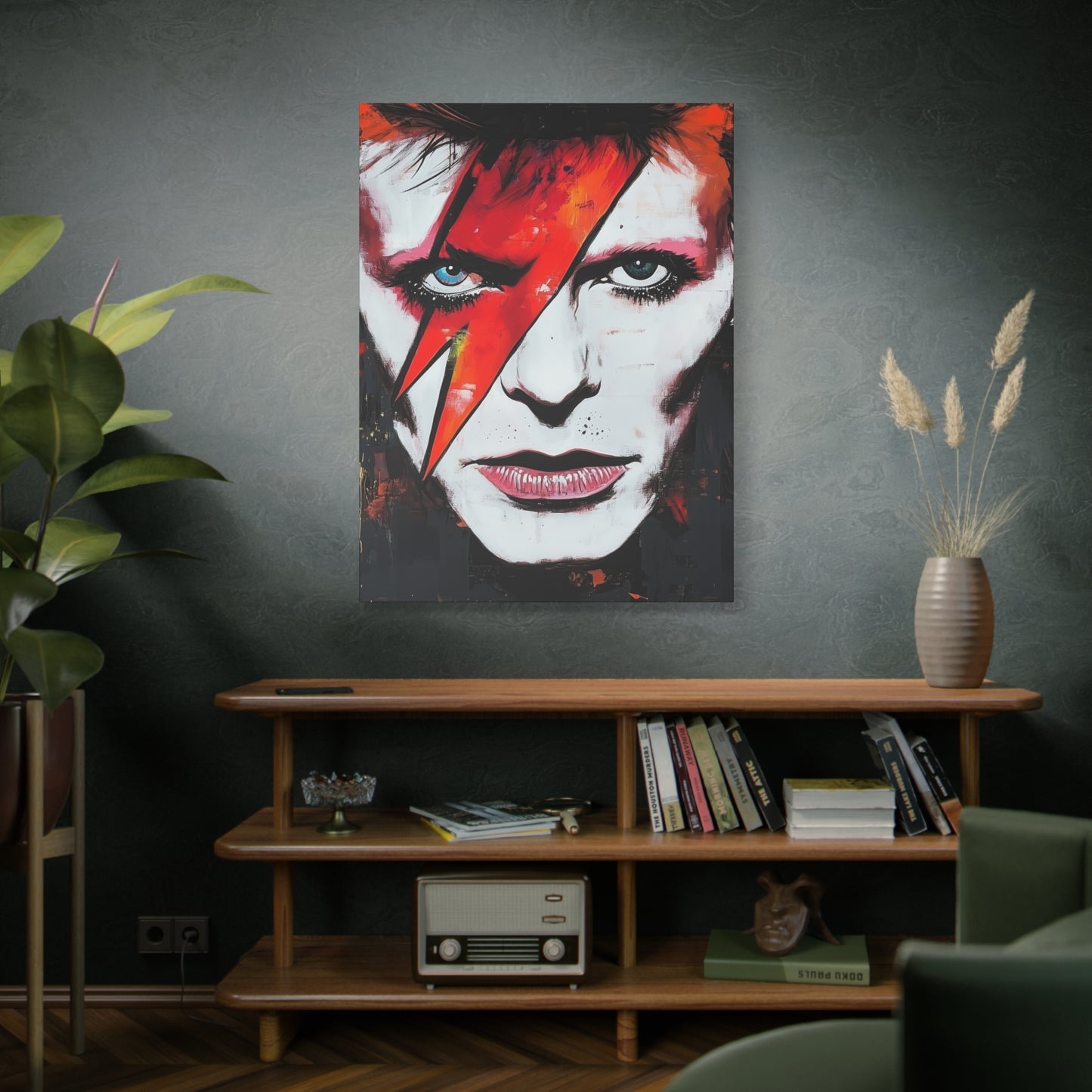 Gallery Wrapped Canvas, Celebrity Inspired, Pop Art Canvas – Bowie