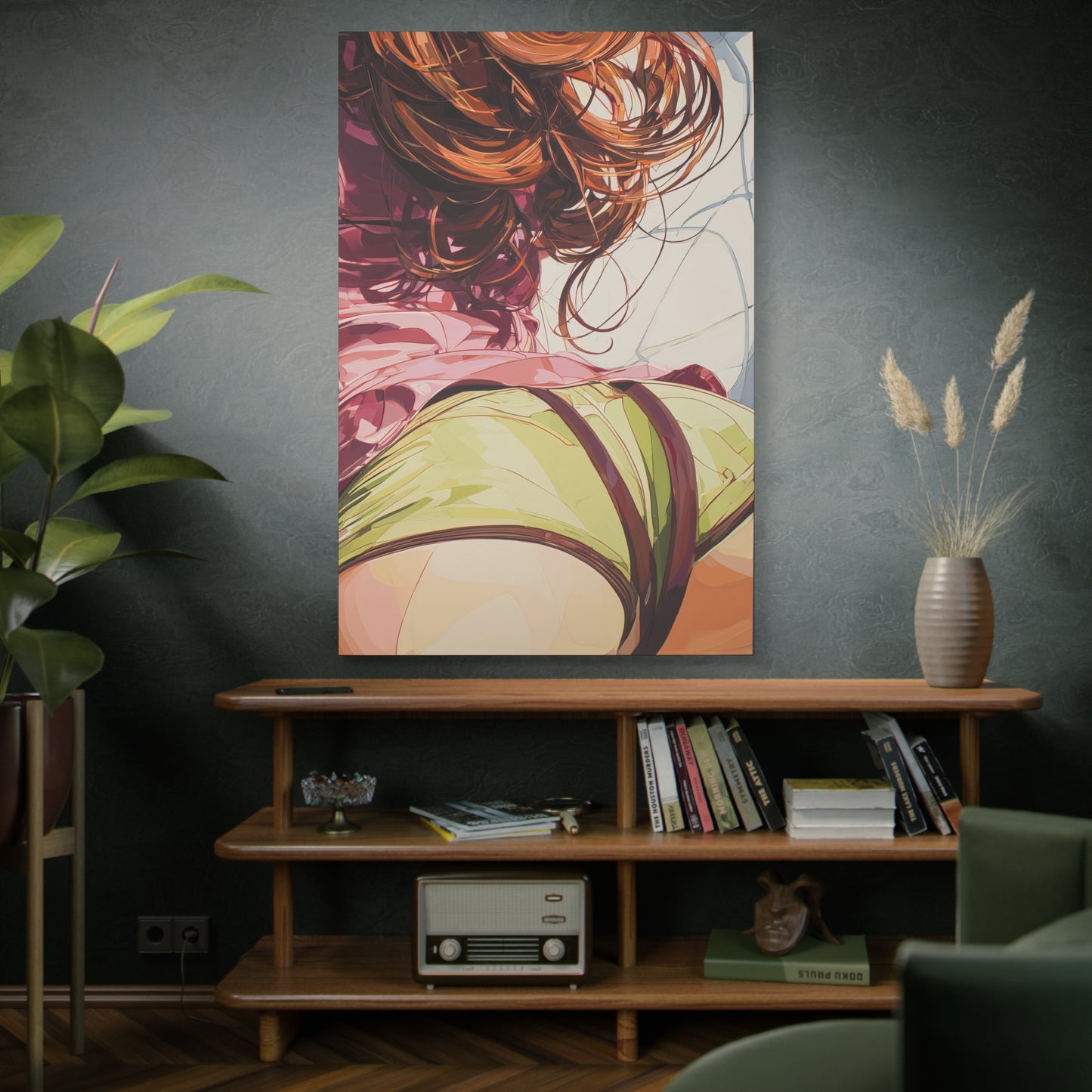 Gallery Wrapped Canvas, Tongue and Cheek Art Canvas, Naughty Girl Art Canvas – Persephone