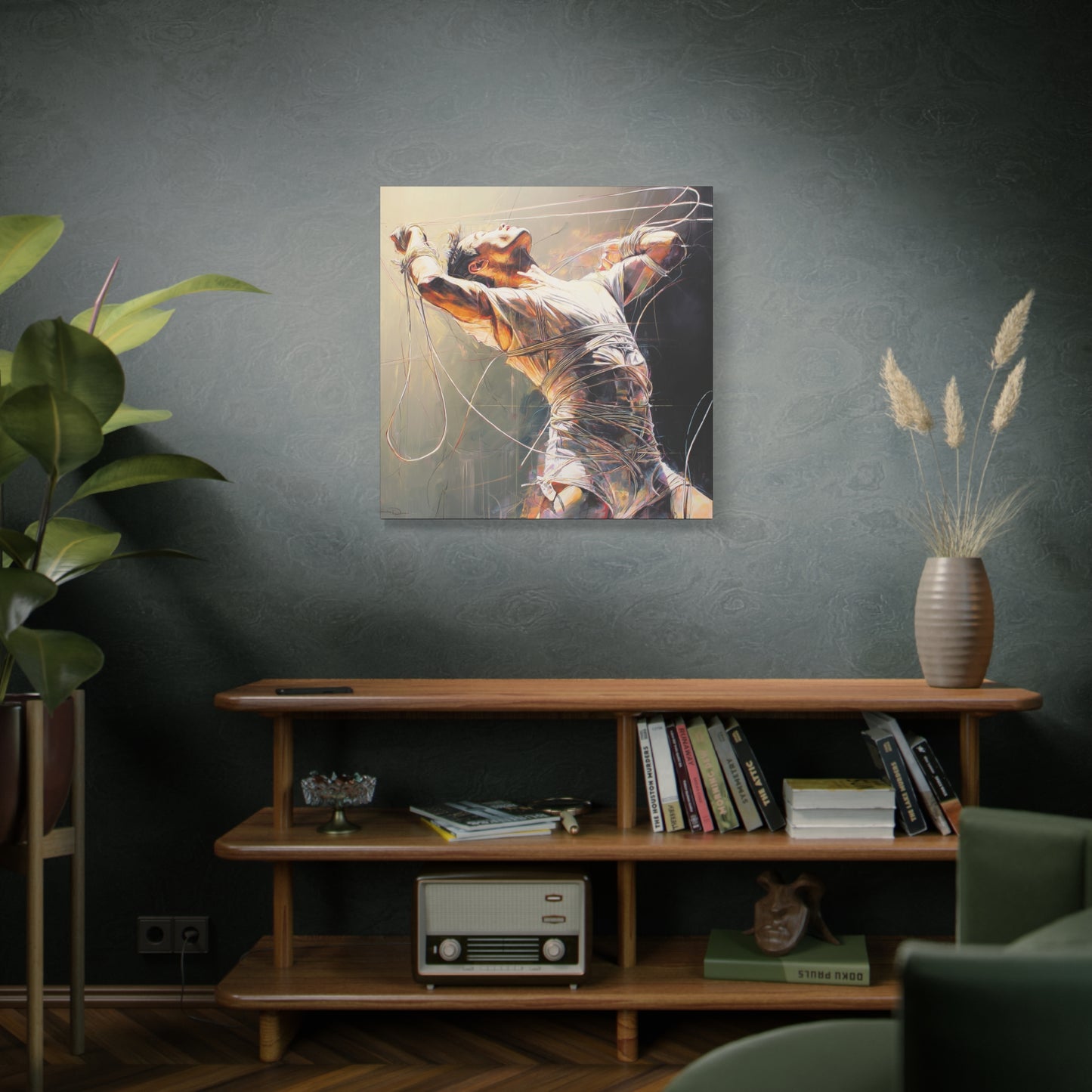Gallery Wrapped Canvas, Ropes and Reverence Art Canvas, Erotic Shibari Art Canvas – Nikolai