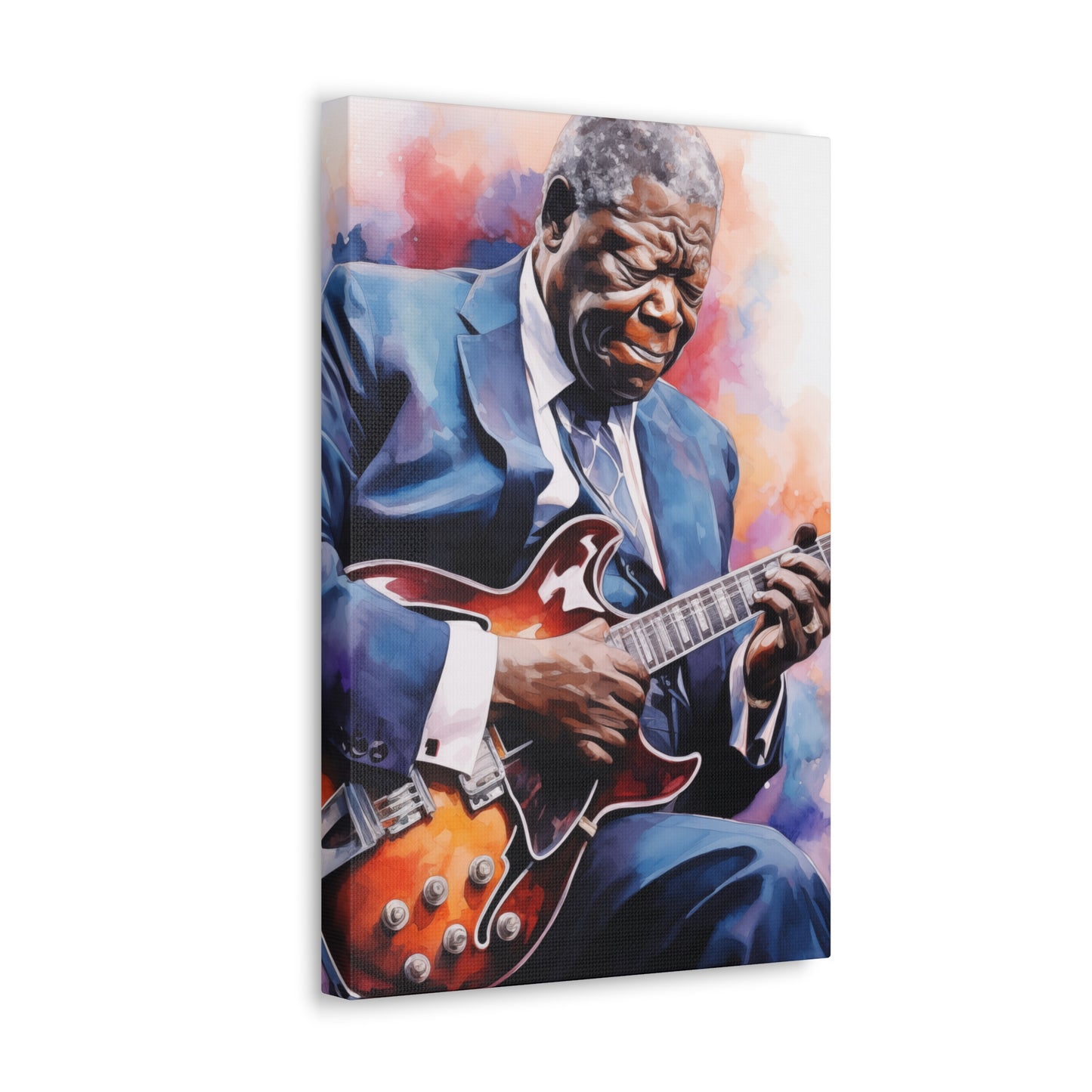 Gallery Wrapped Canvas, Celebrity Inspired, Pop Art Canvas – The King Also